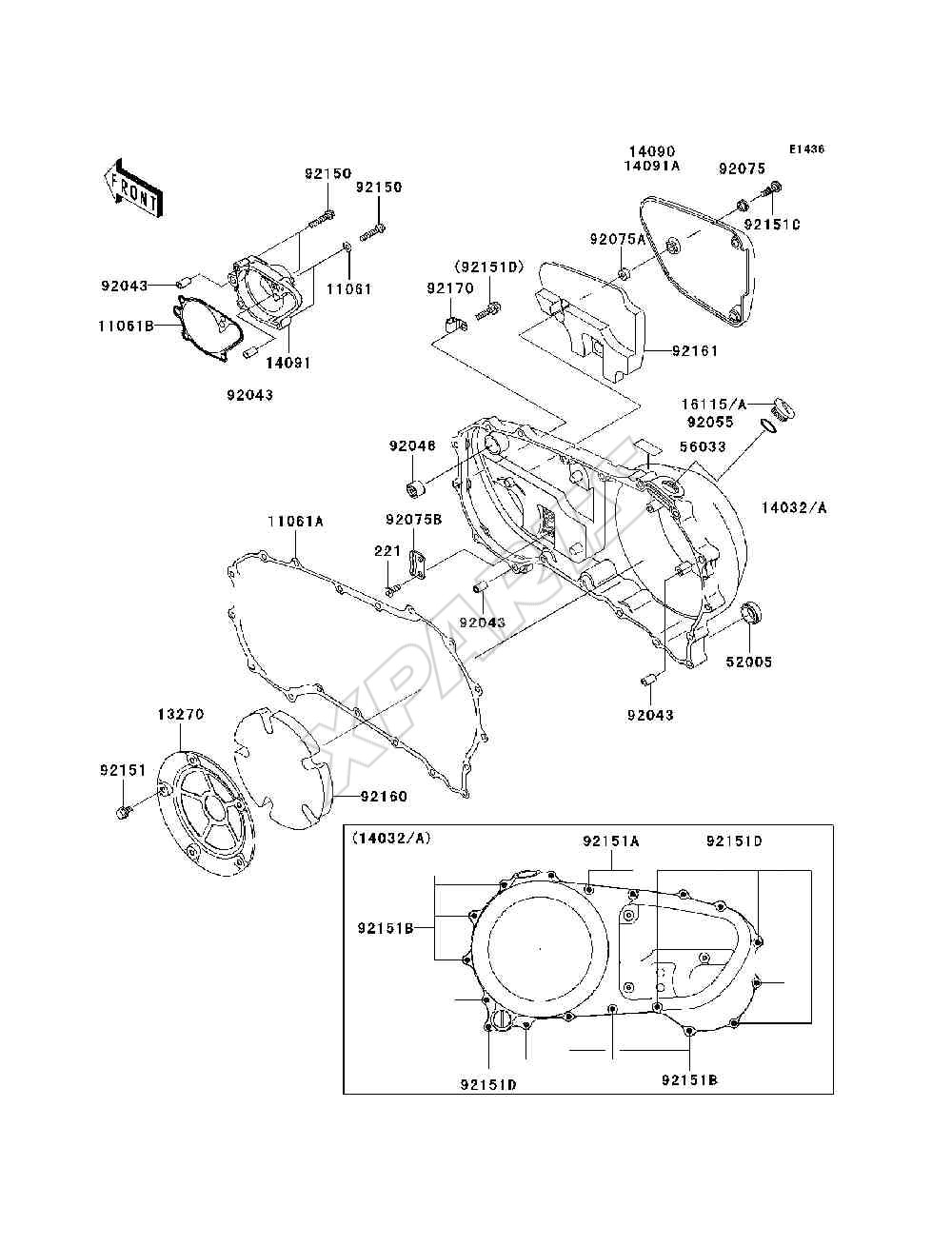 Billede til varegruppe Right Engine Cover(s)
