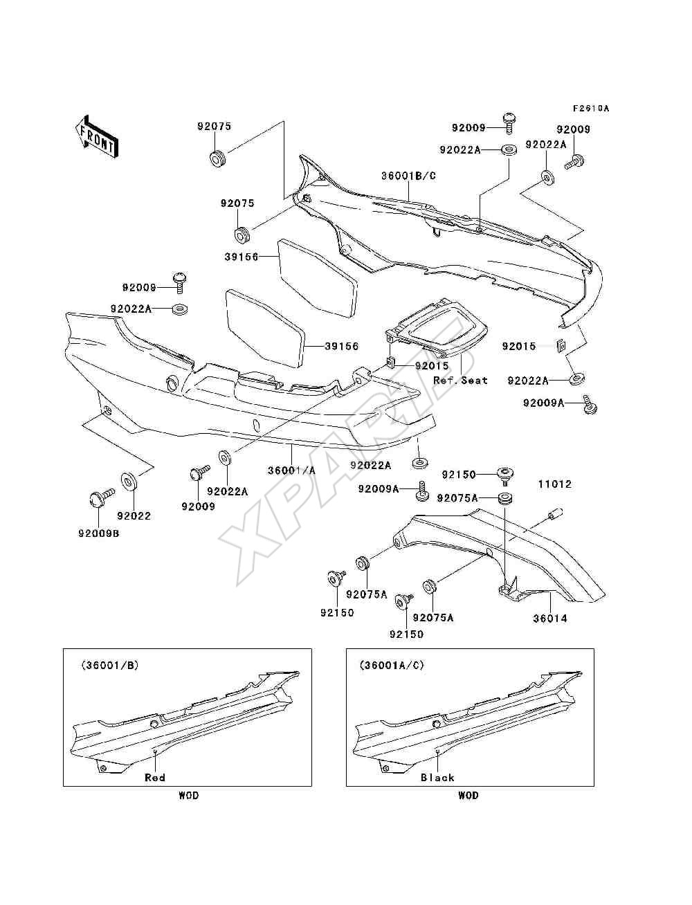 Picture for category Side Covers / Chain Cover(ZX1100-E2 / E3)