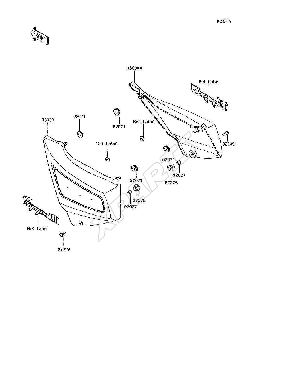 Billede til varegruppe Side Covers(ZG1200-B6 / B7)