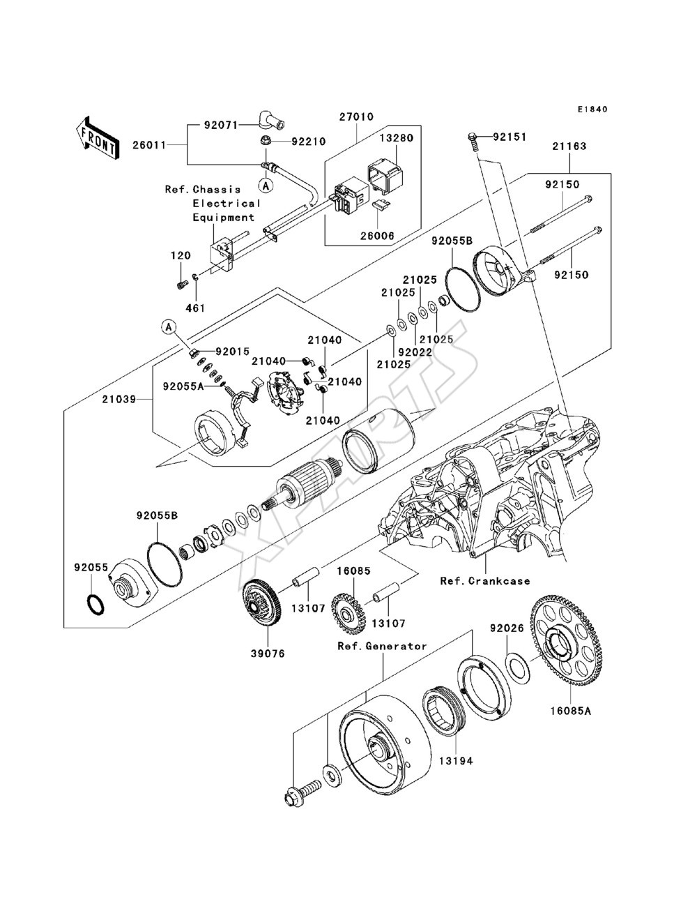 Bild für Kategorie Starter Motor(-ER650AE046804)