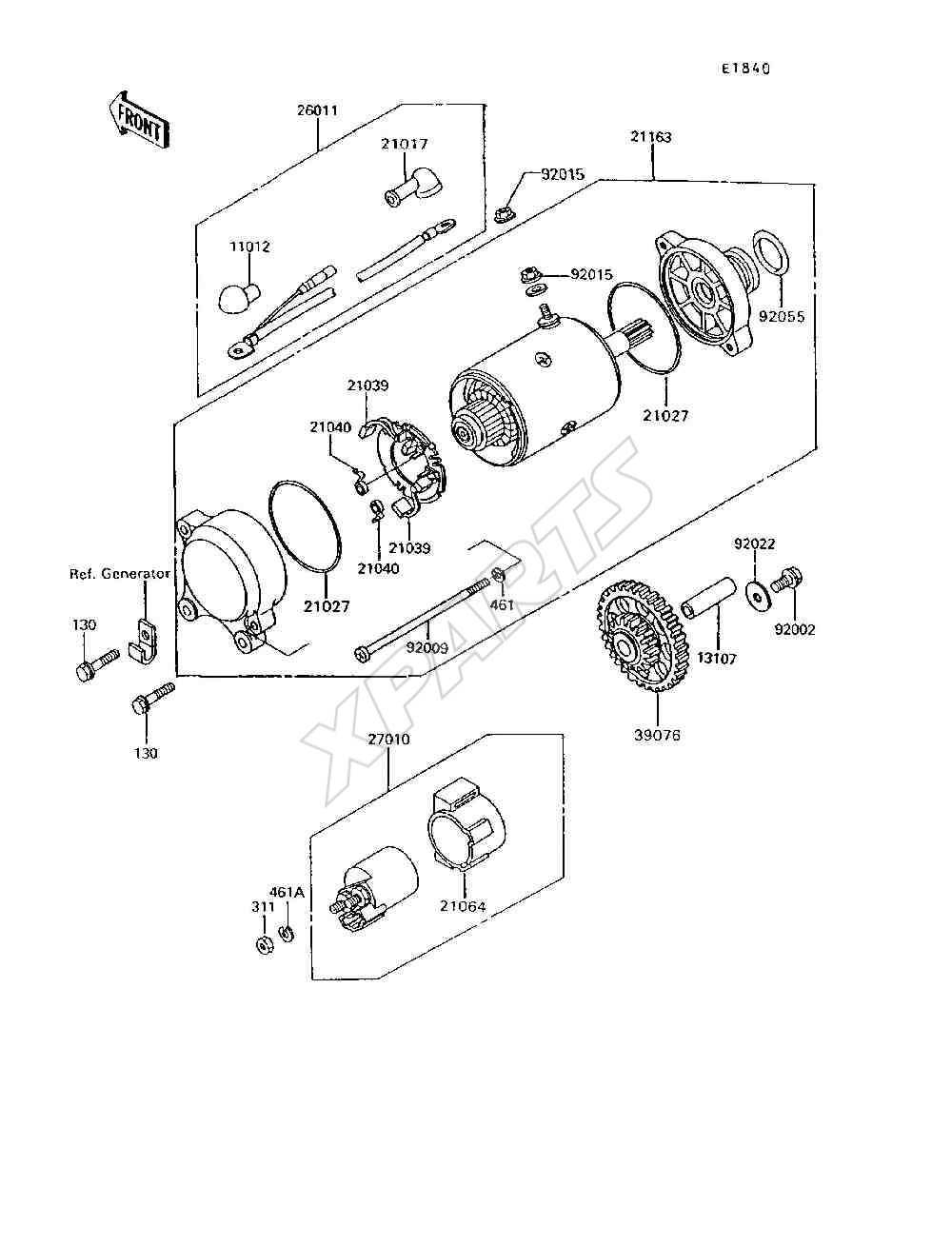 Billede til varegruppe Starter Motor(ZG1200-B6)
