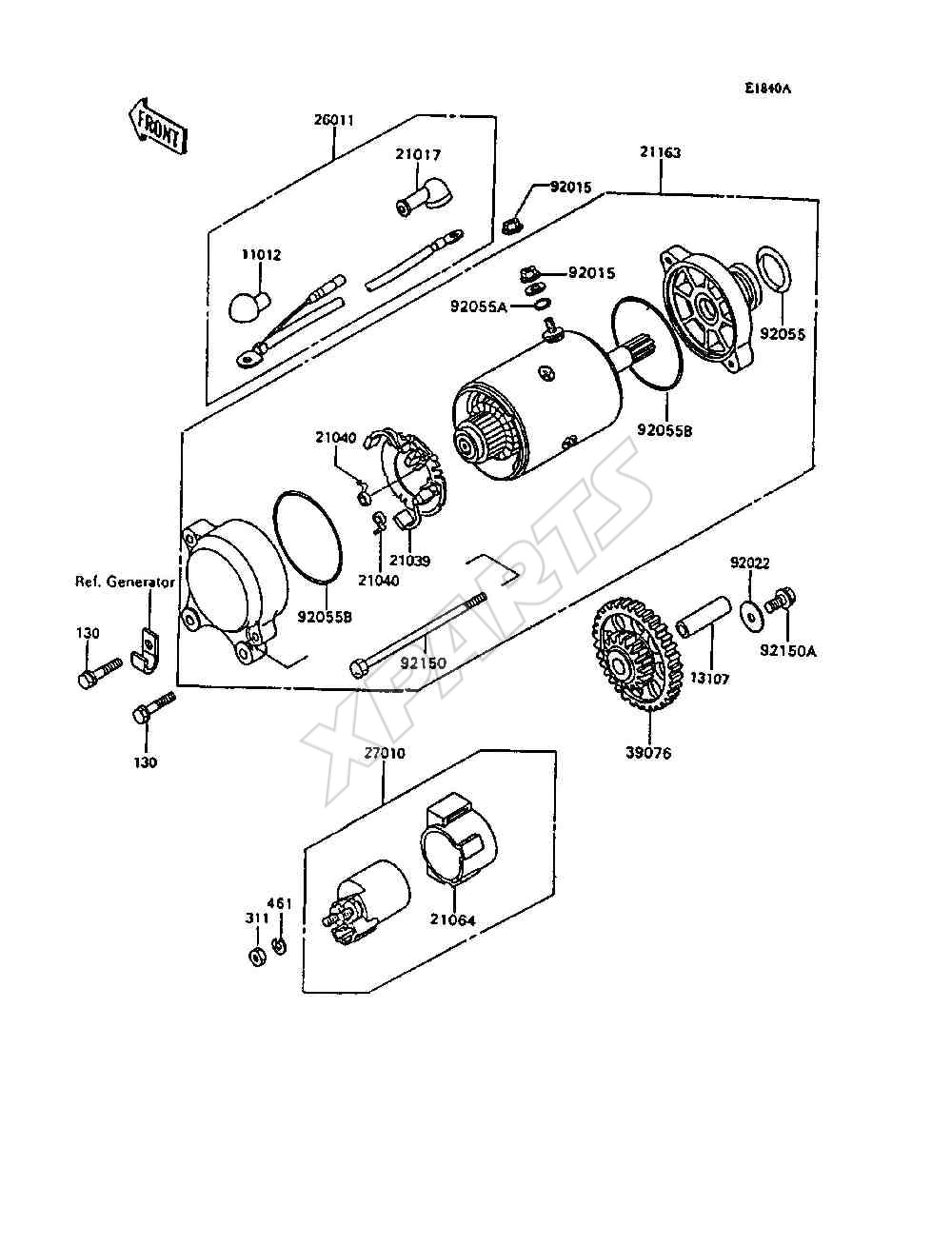 Billede til varegruppe Starter Motor(ZG1200-B7 / B8 / B9)
