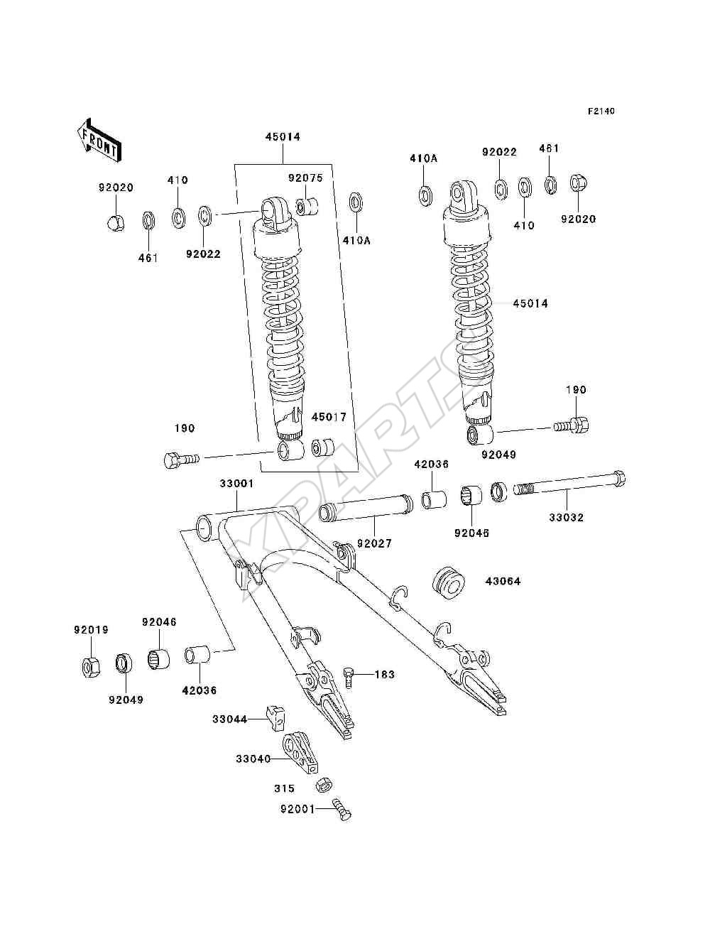 Billede til varegruppe Swingarm / Shock Absorber