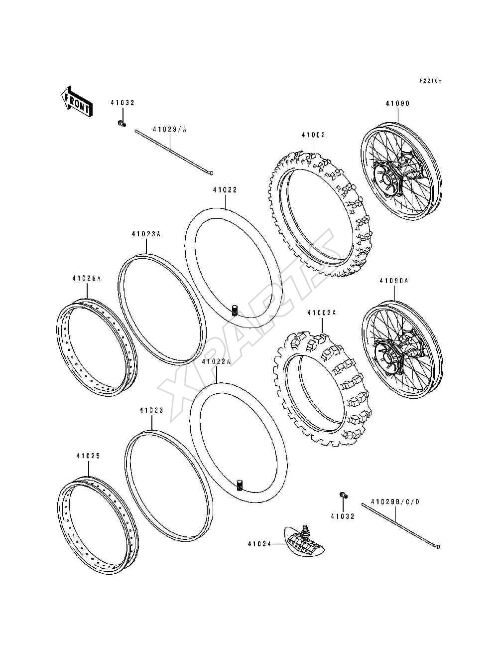 Bild für Kategorie Wheels / Tires(KX80-T4)