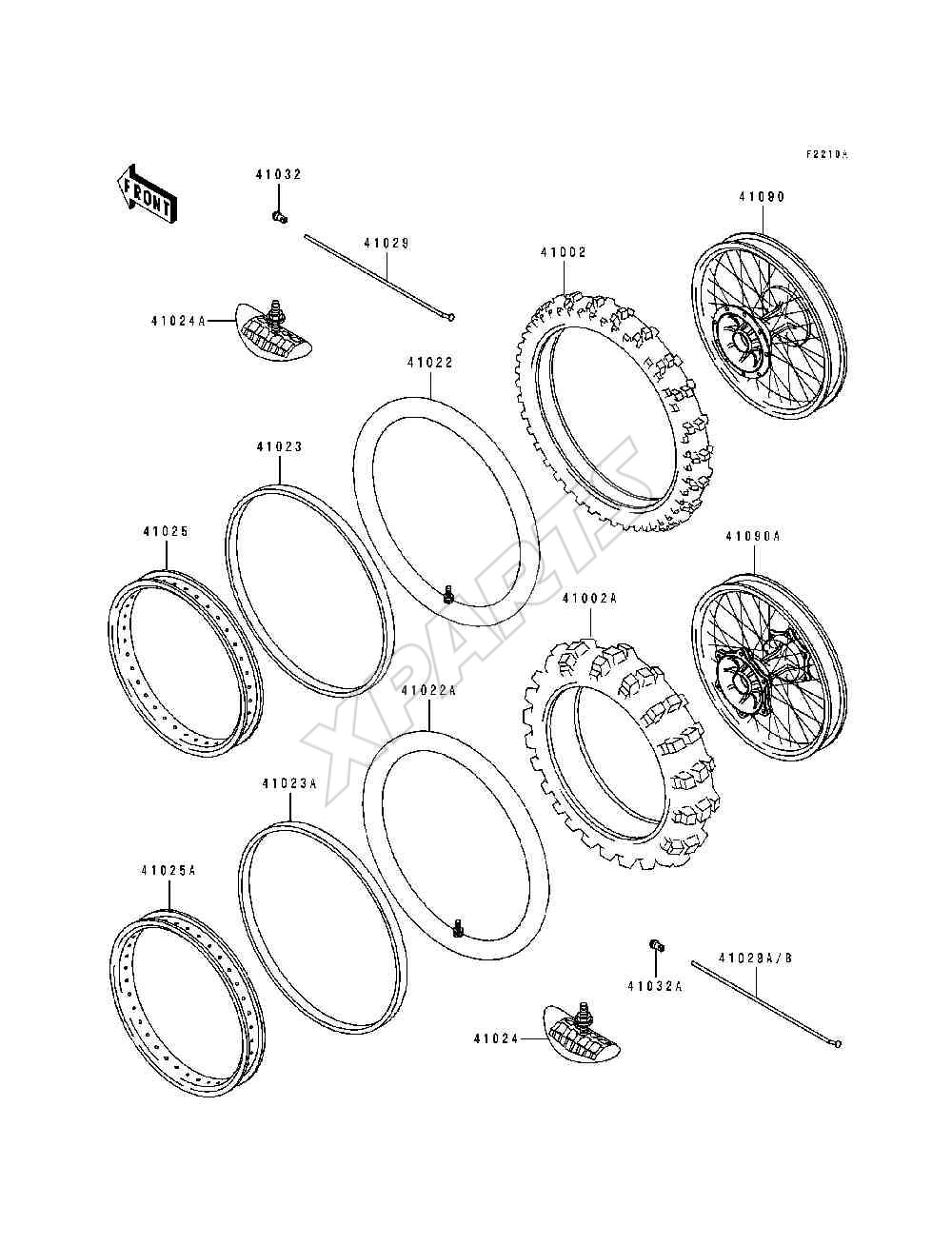 Billede til varegruppe Wheels / Tires@(JKALXEA1 PA000750&NAMI.)