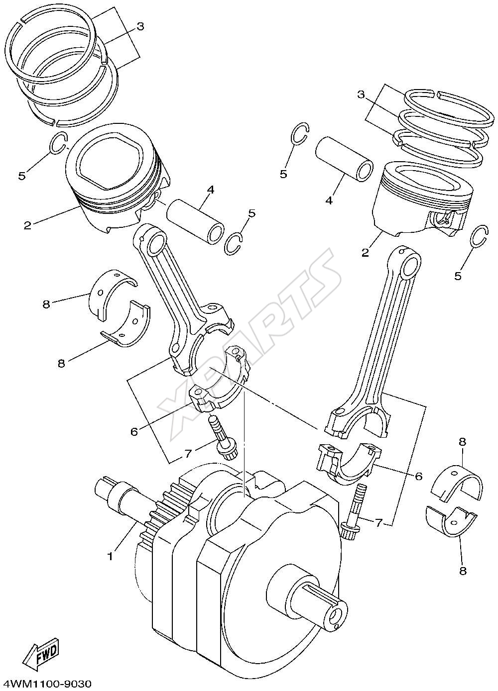 Bild für Kategorie CRANK THE SHAFT AND PISTONS