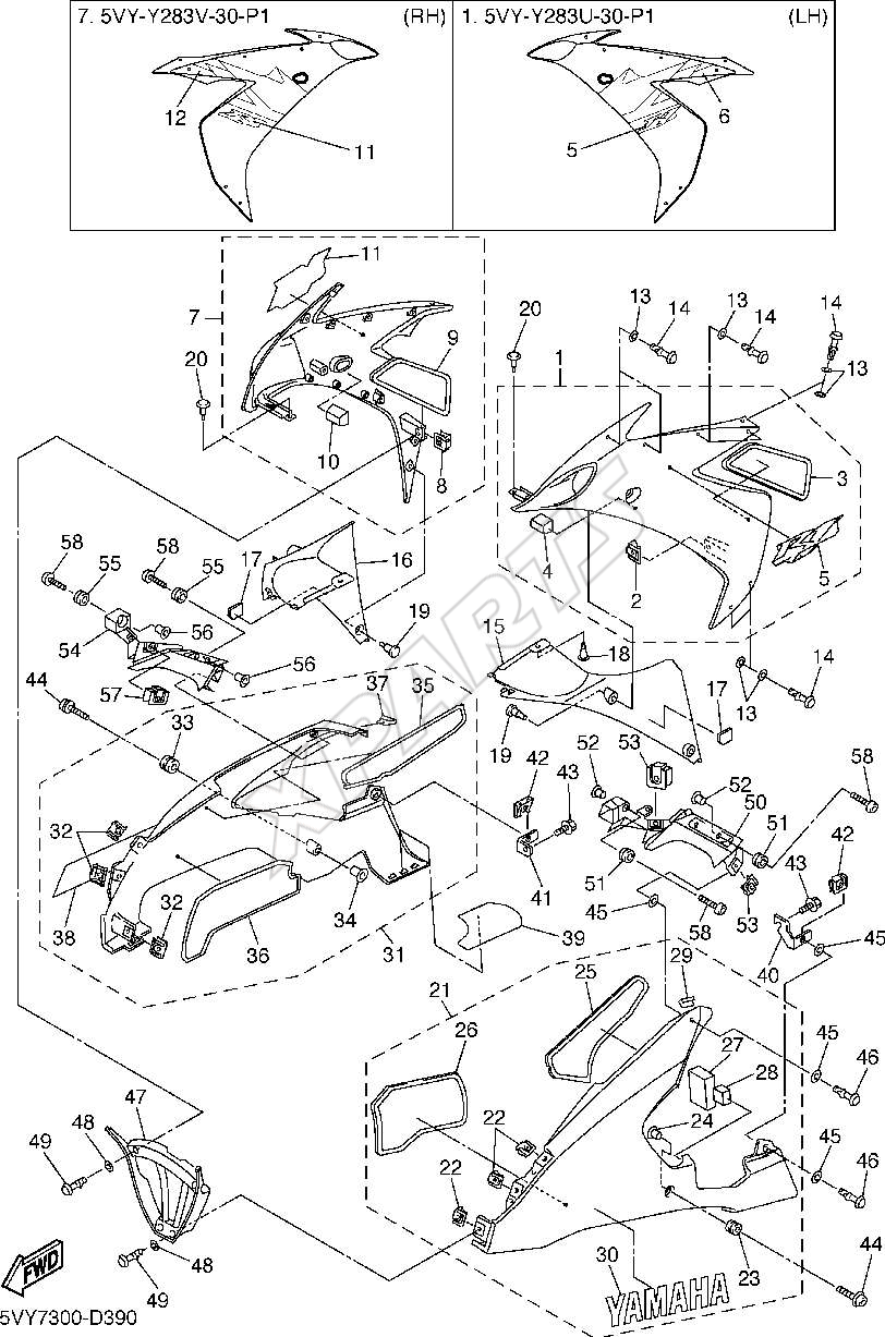 Billede til varegruppe FAIRINGS 2