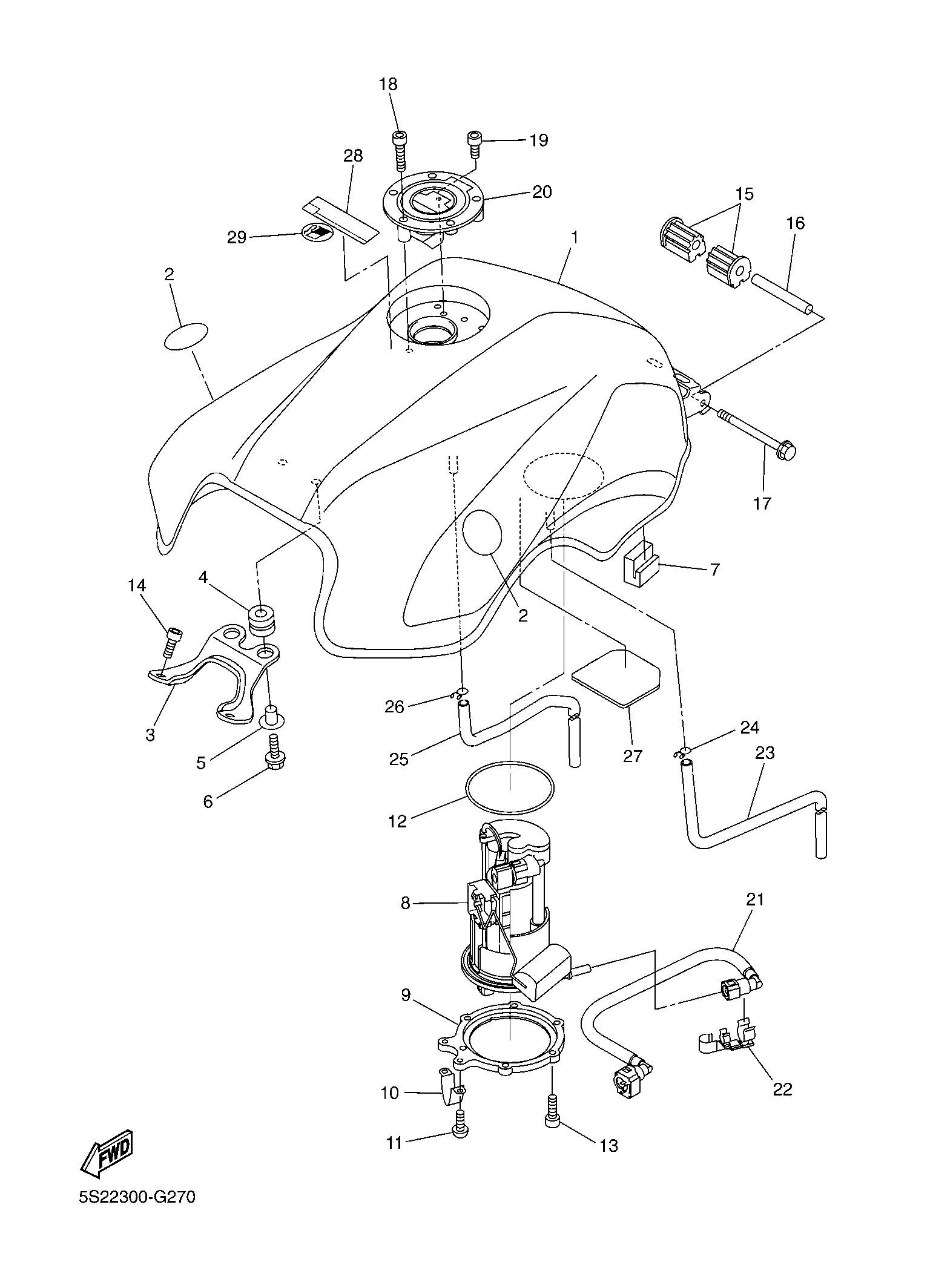 Billede til varegruppe GASOLINE TANK