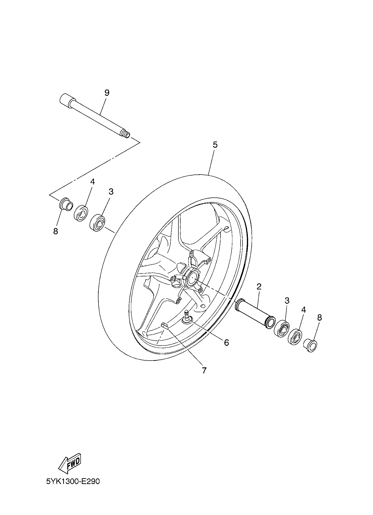 Billede til varegruppe FRONT WHEEL