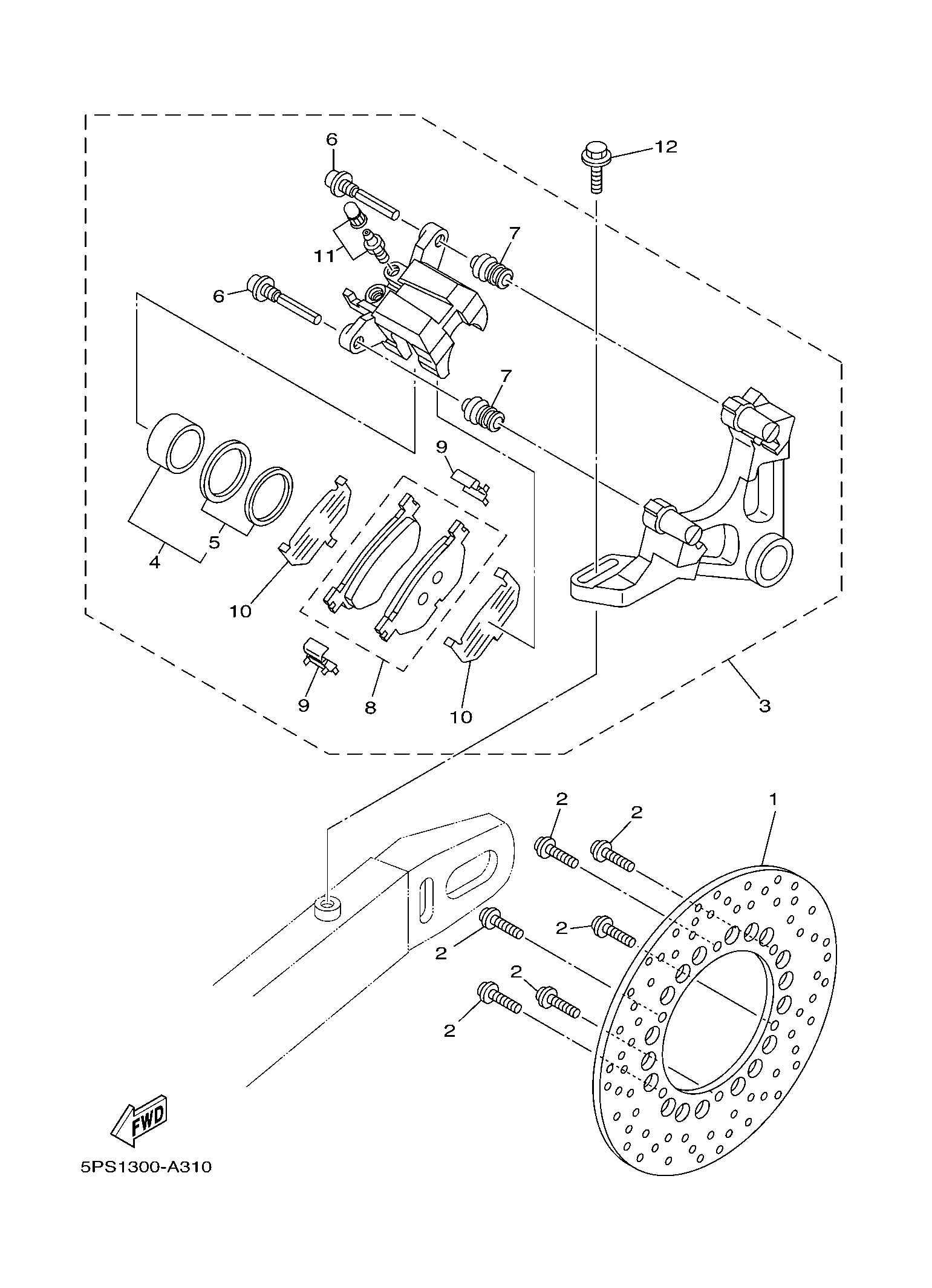 Billede til varegruppe TOMEN REAR BRAKES
