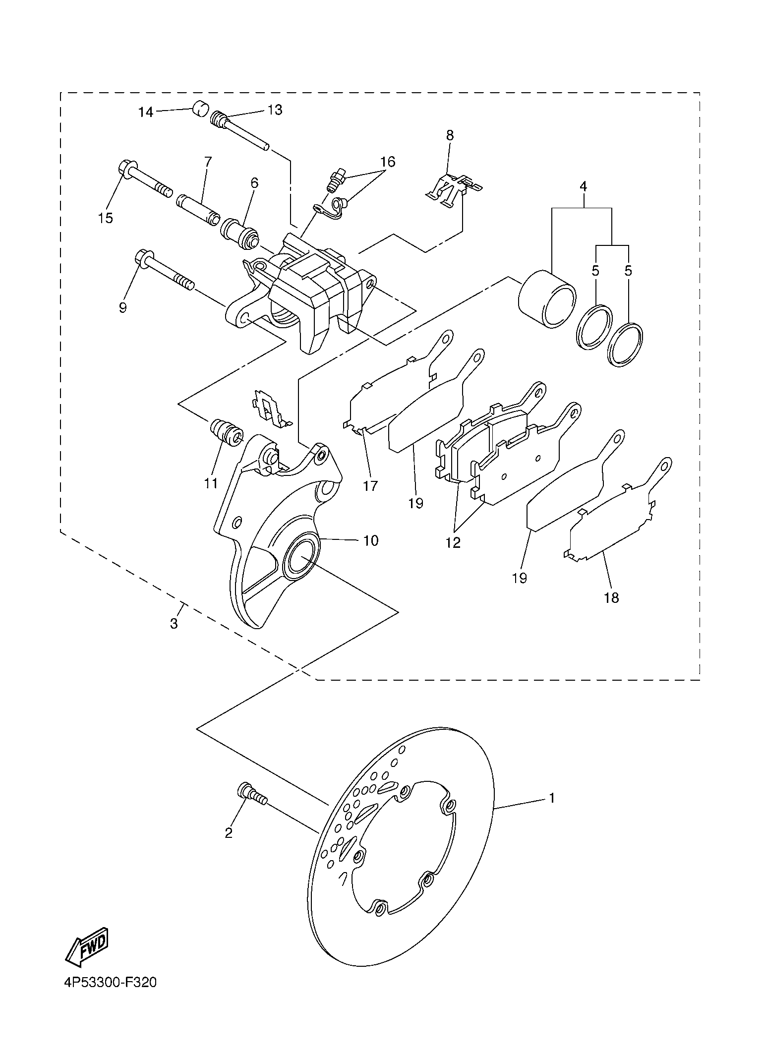 Bild für Kategorie TOMEN REAR BRAKES