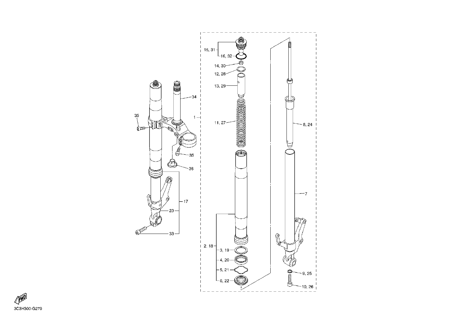 Billede til varegruppe FRONT FORK