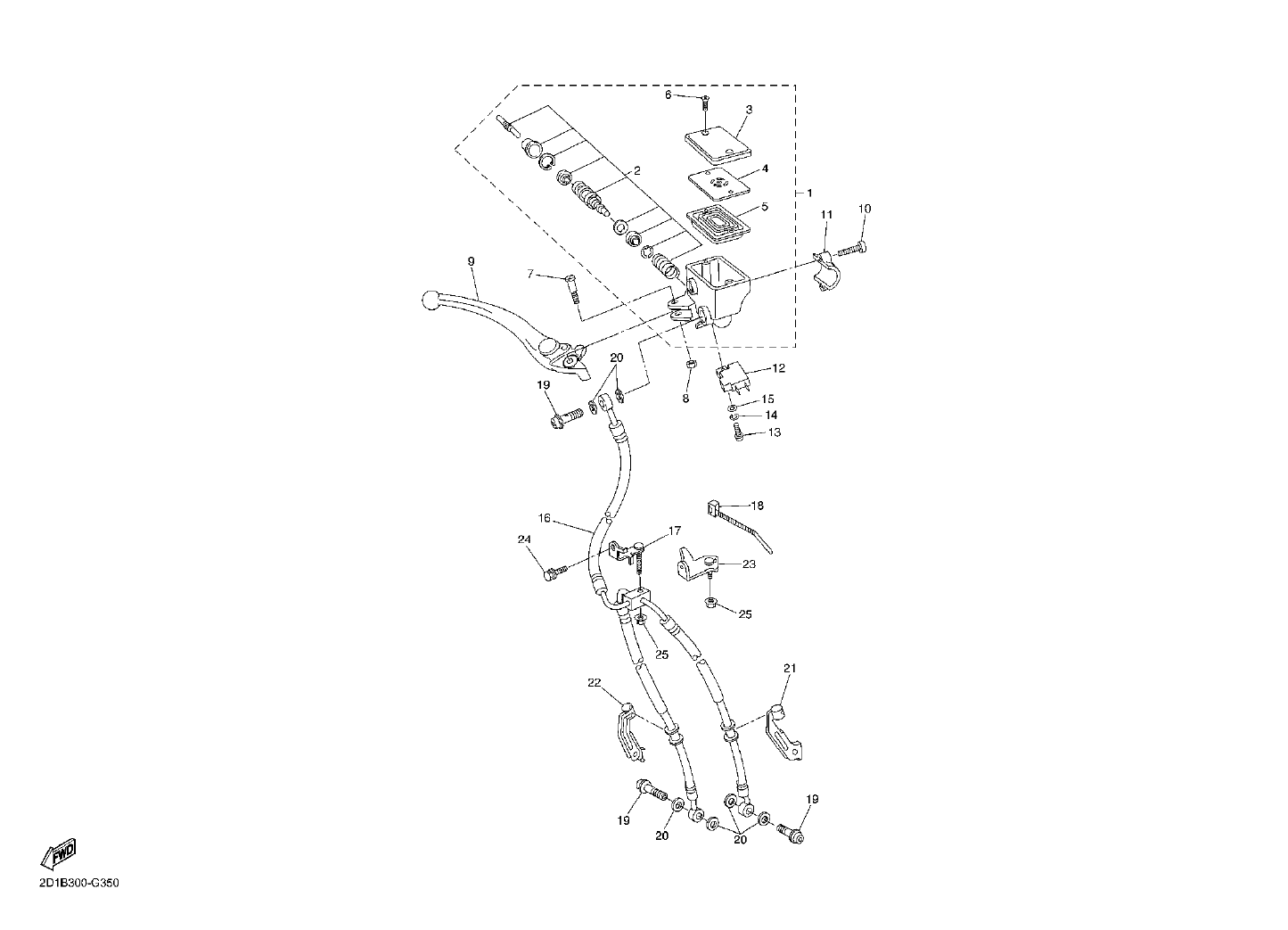 Billede til varegruppe PUMP FRONT BRAKE 1