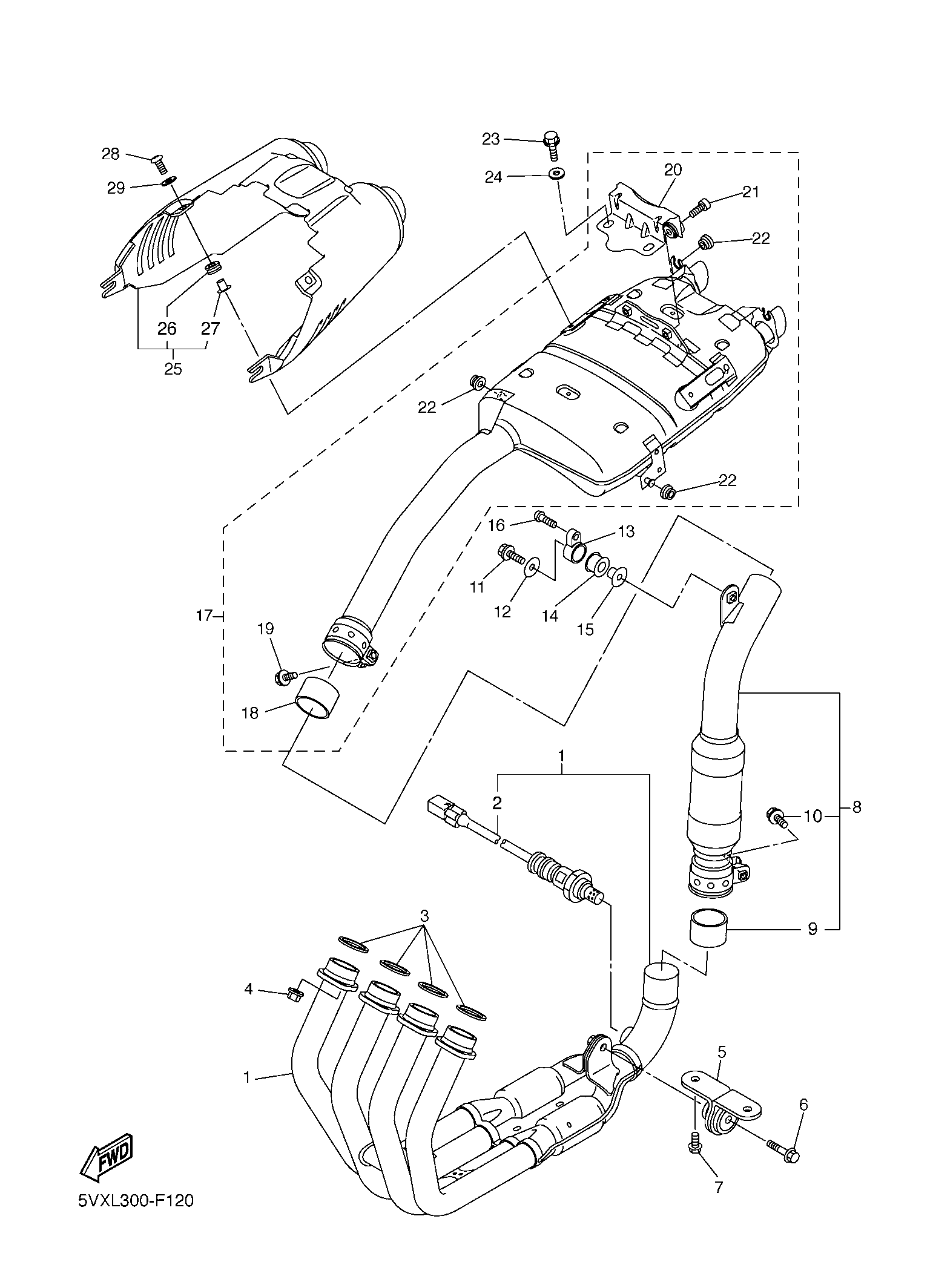Billede til varegruppe EXHAUST SYSTEM