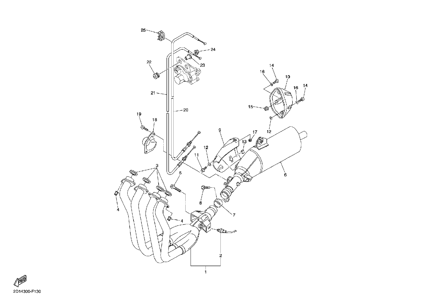 Billede til varegruppe EXHAUST SYSTEM