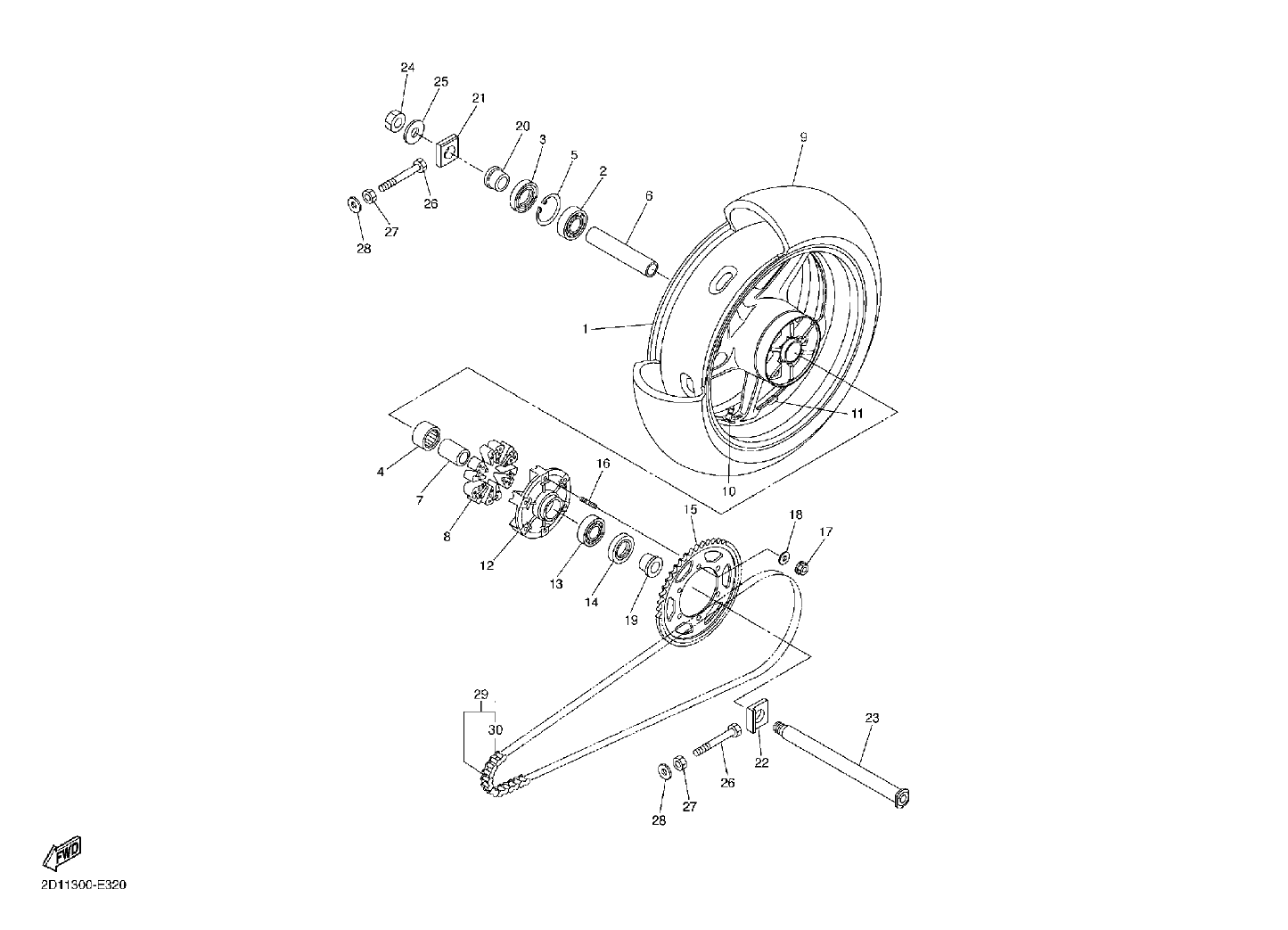 Billede til varegruppe REAR WHEELS
