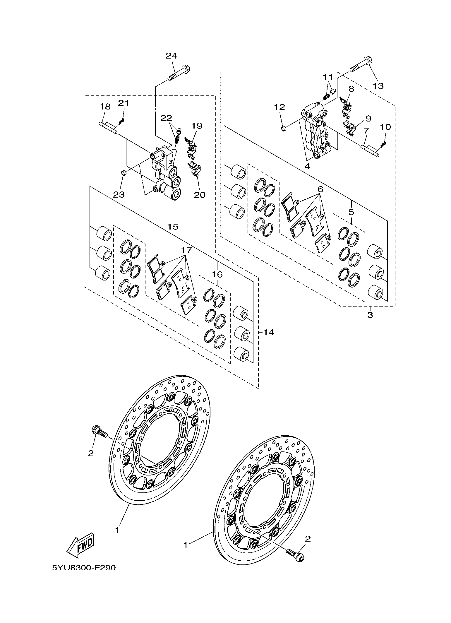 Picture for category TOMEN FRONT BRAKES
