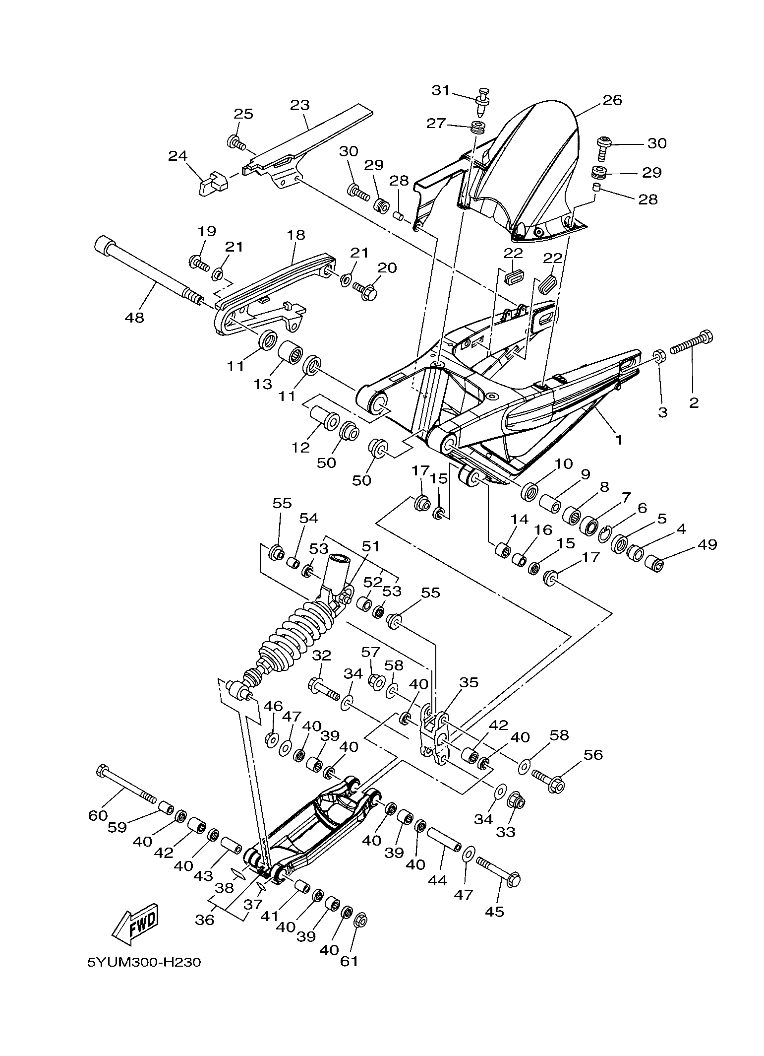 Picture for category REAR SWINGARM & ...