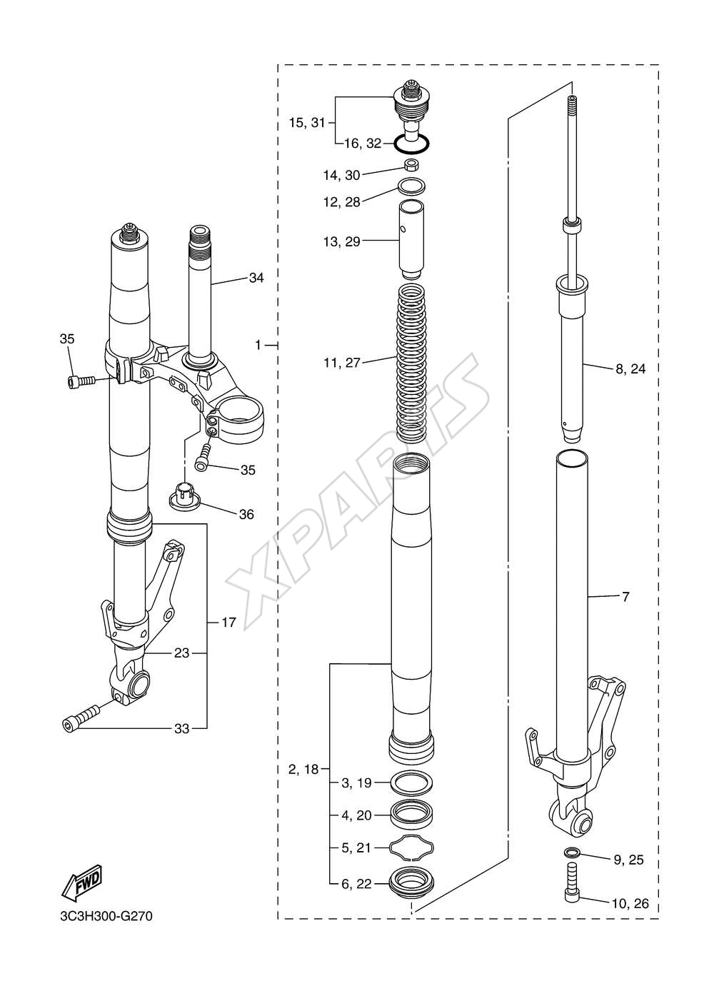 Billede til varegruppe FRONT FORK