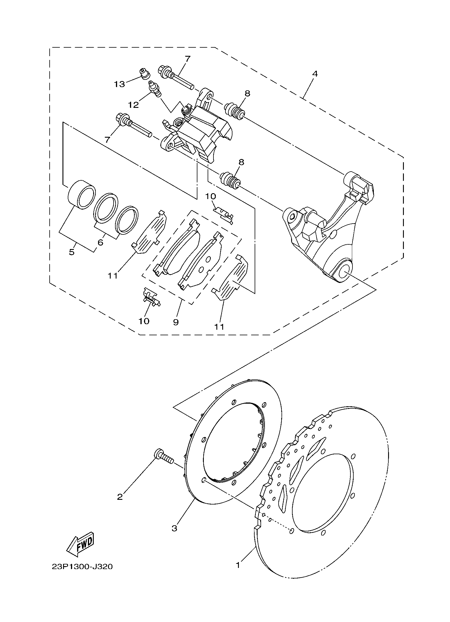 Billede til varegruppe TOMEN REAR BRAKES