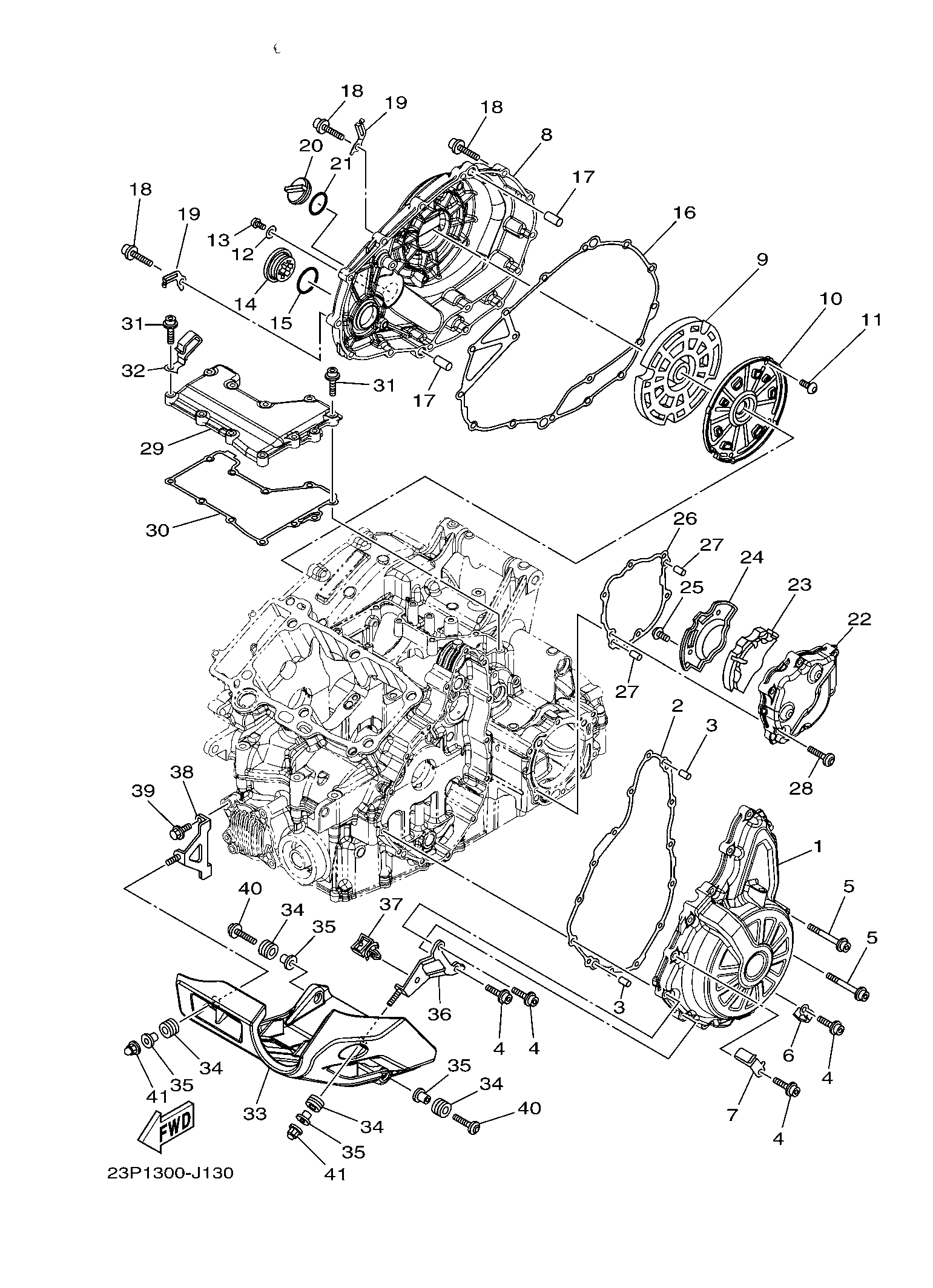 Billede til varegruppe COVER CRANKCASE 1