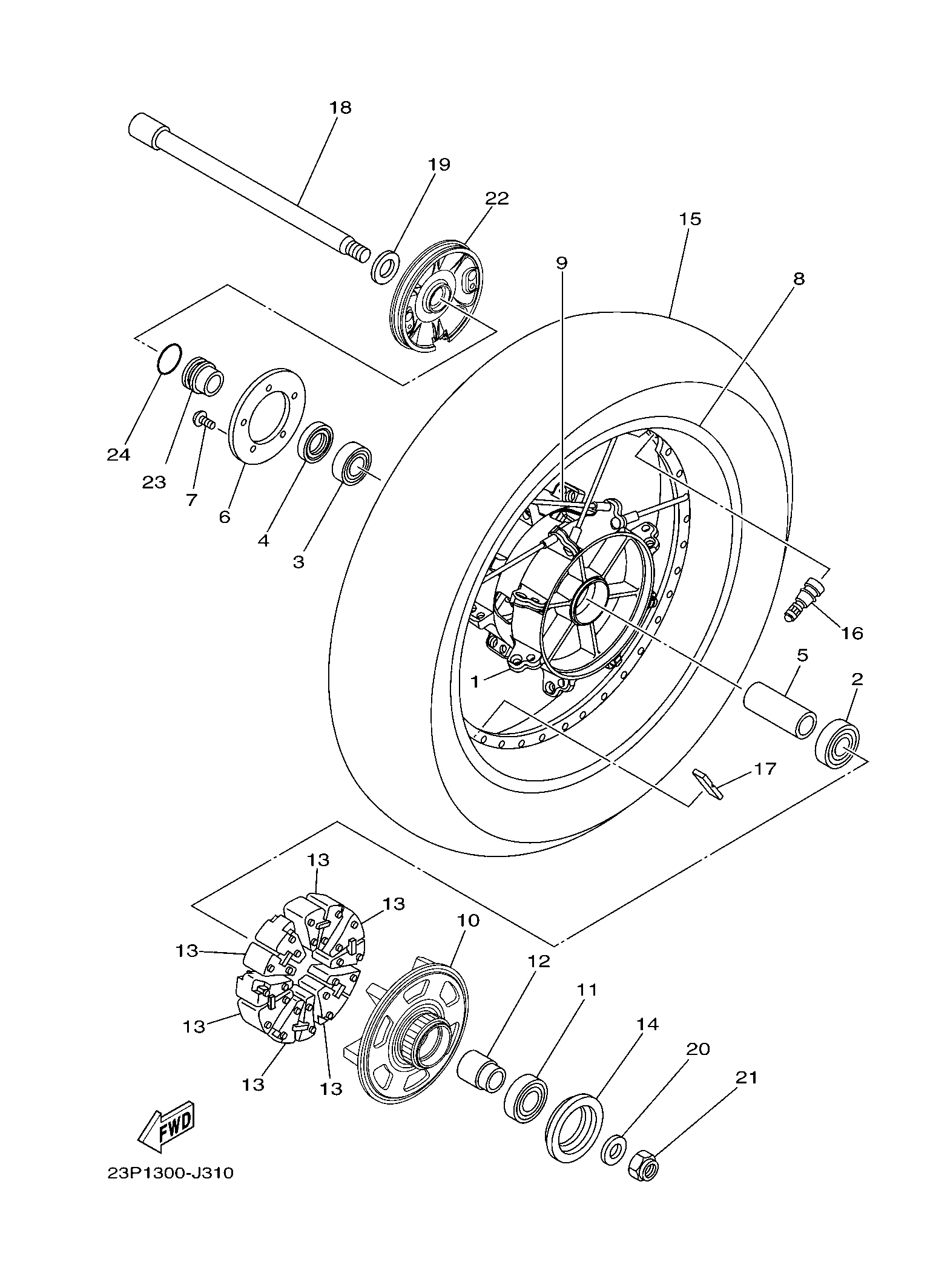 Billede til varegruppe REAR WHEELS