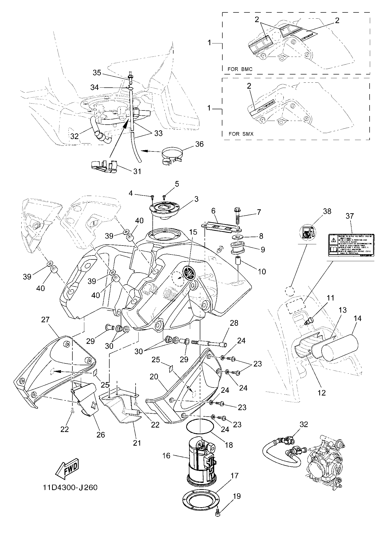 Billede til varegruppe GASOLINE TANK