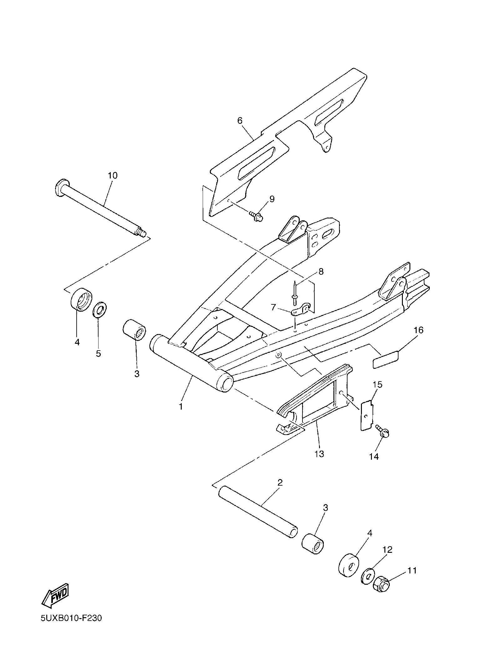 Picture for category REAR SWINGARM & ...
