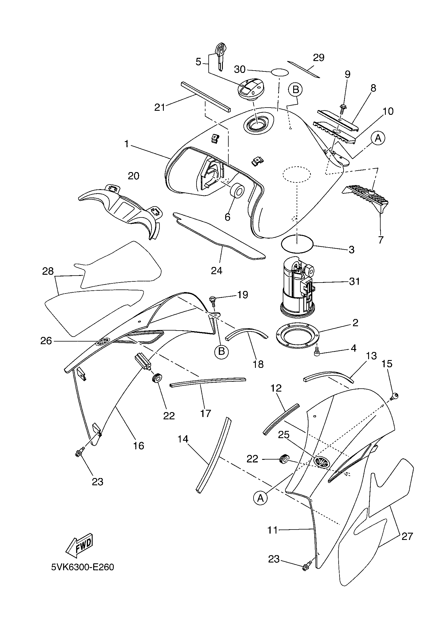 Billede til varegruppe GASOLINE TANK