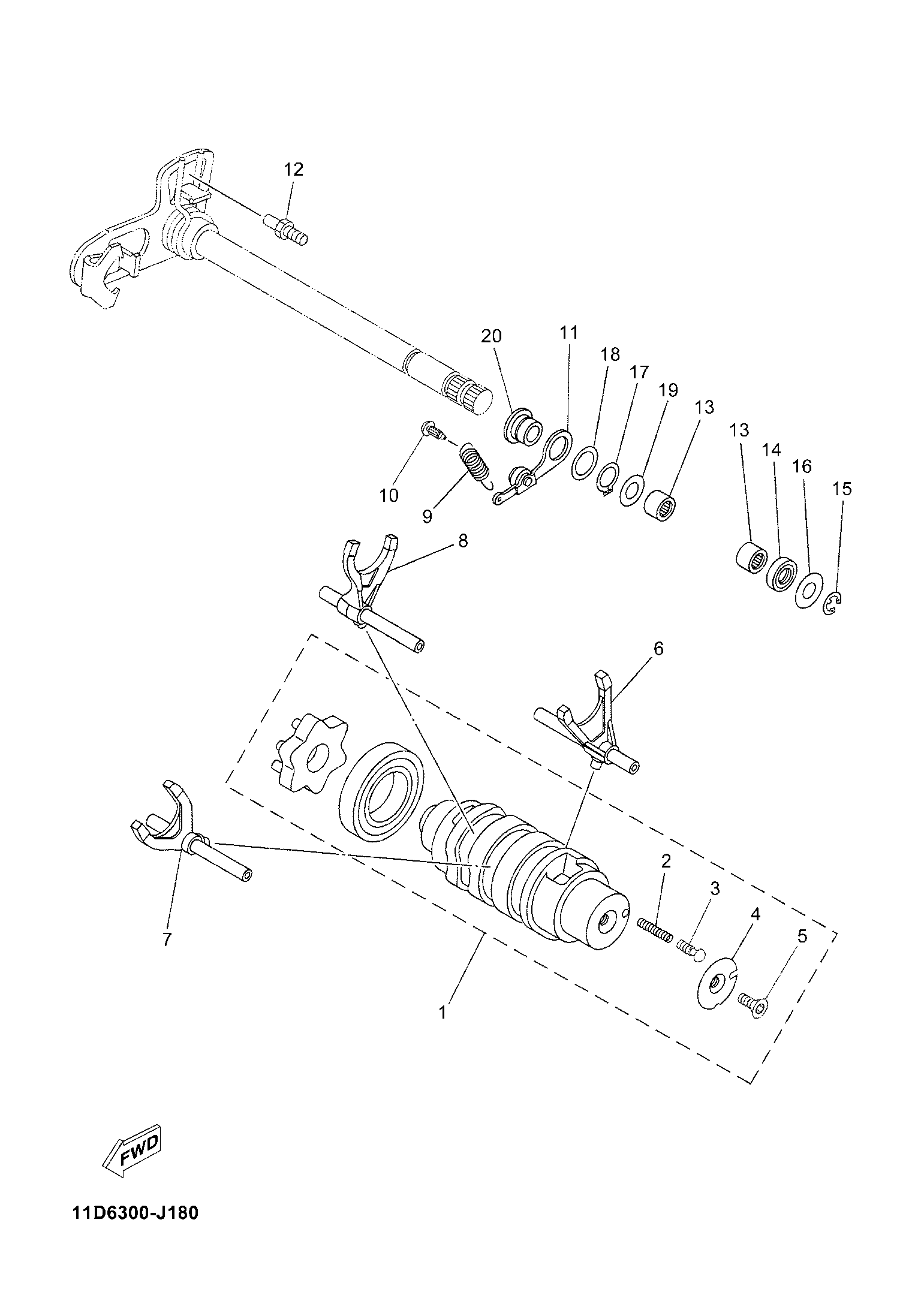 Bild für Kategorie MECHANISM GEARSHIFT