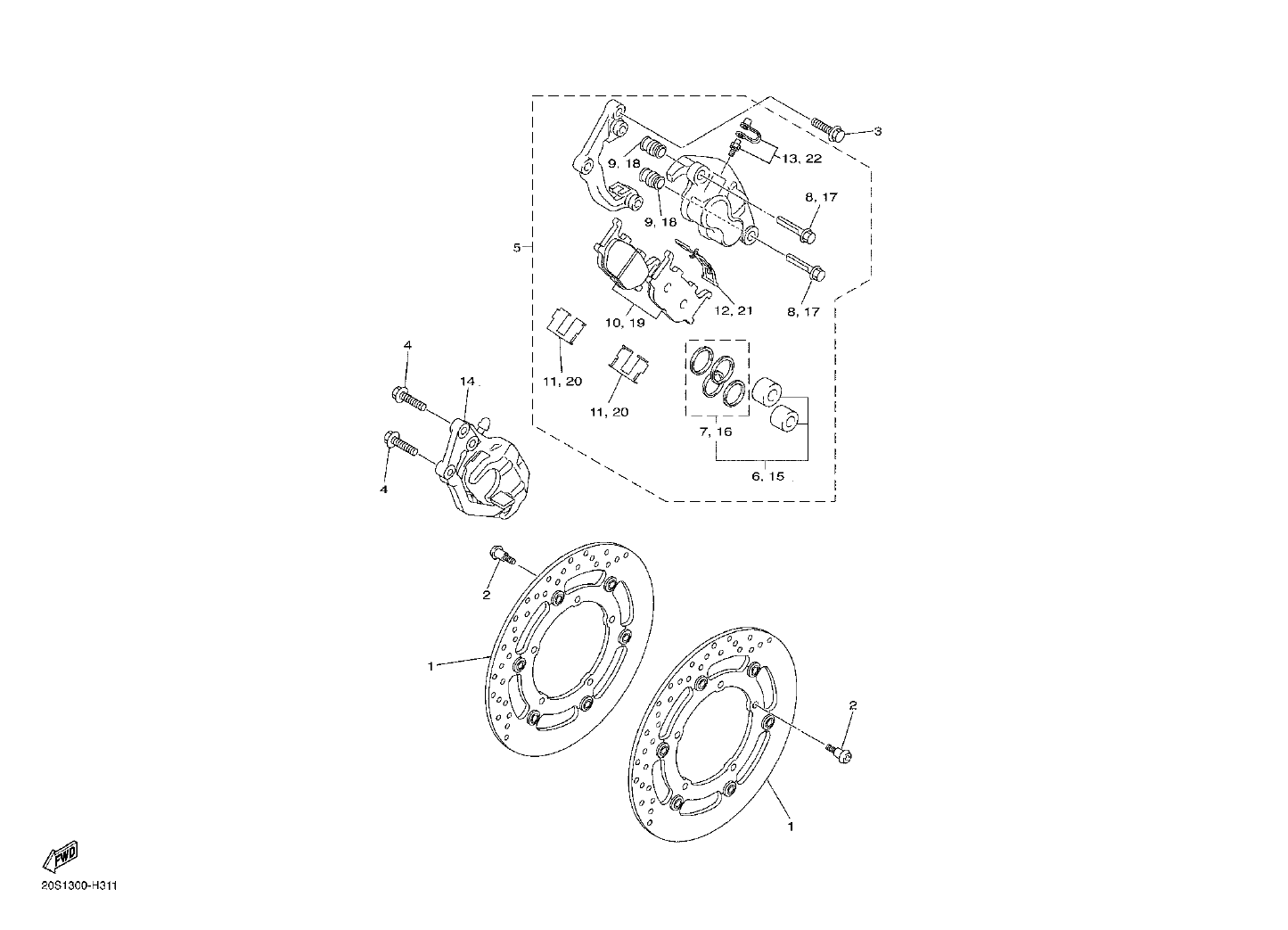 Billede til varegruppe TOMEN FRONT BRAKES