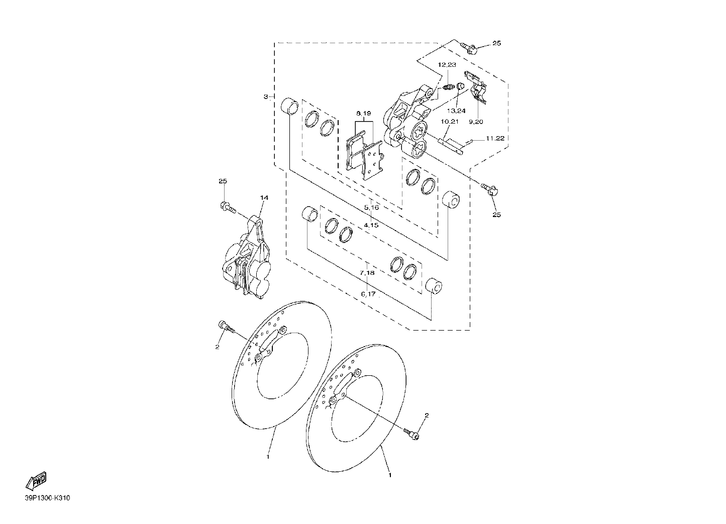 Billede til varegruppe TOMEN FRONT BRAKES