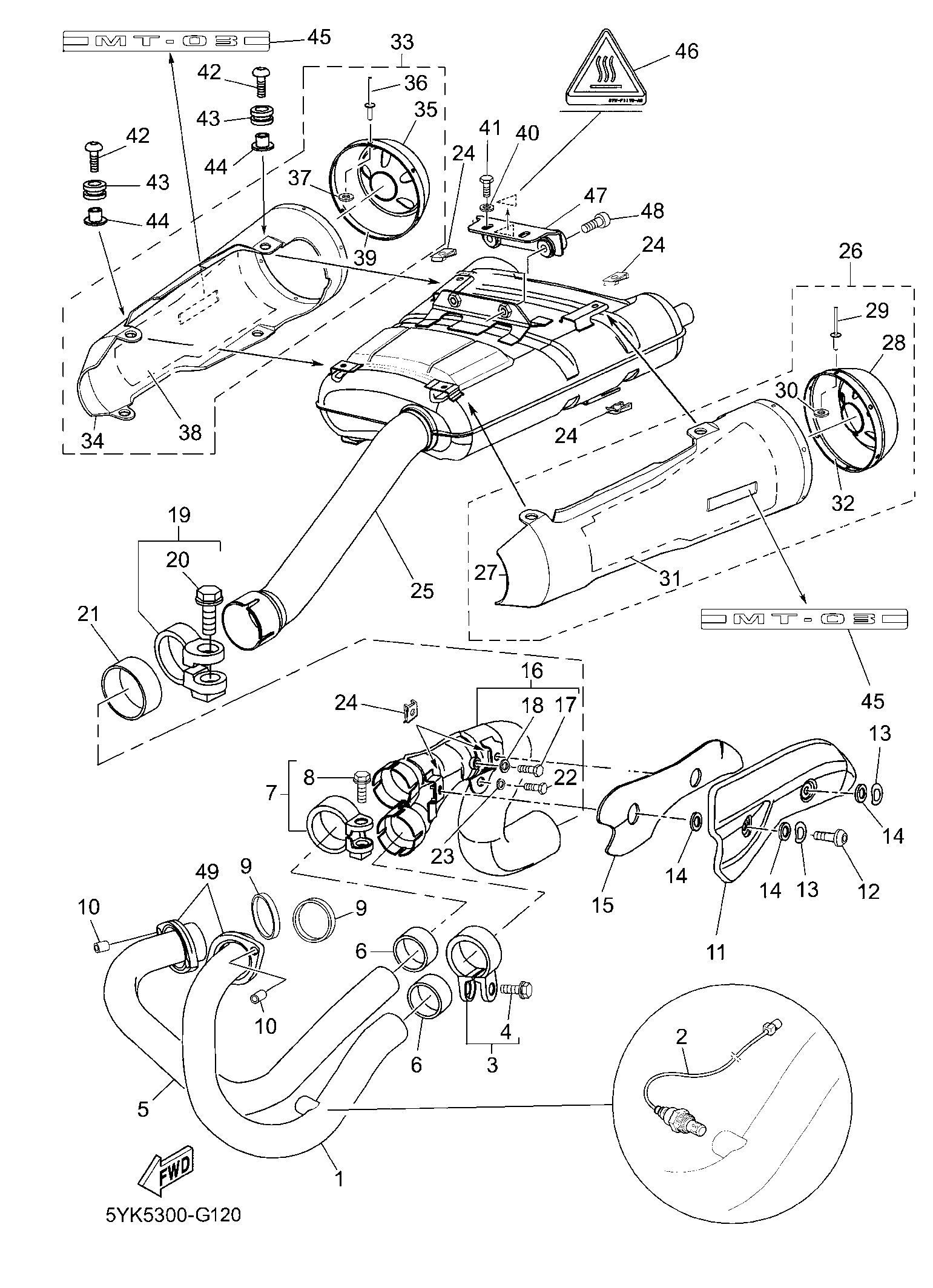 Billede til varegruppe EXHAUST SYSTEM