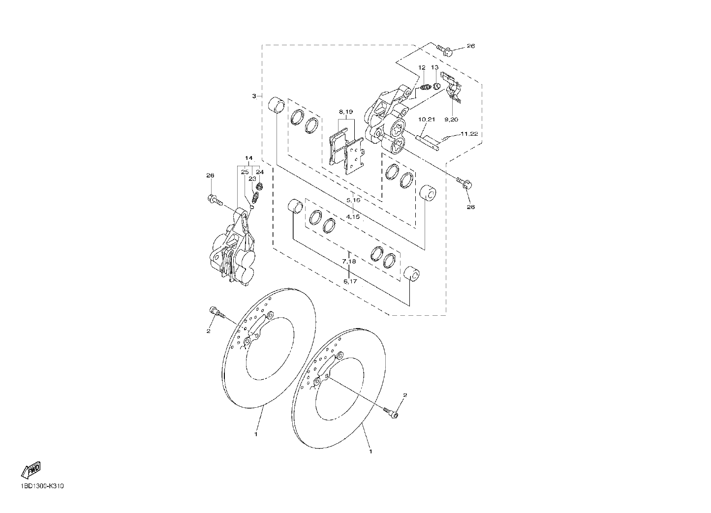 Billede til varegruppe TOMEN FRONT BRAKES