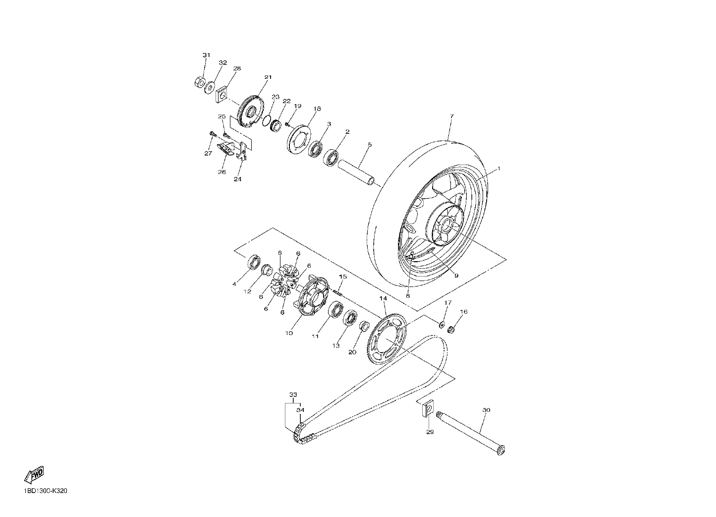Billede til varegruppe REAR WHEELS
