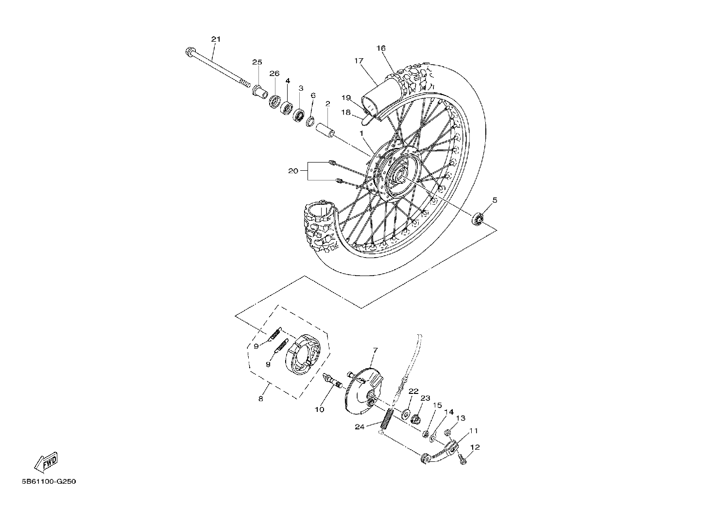 Billede til varegruppe FRONT WHEEL