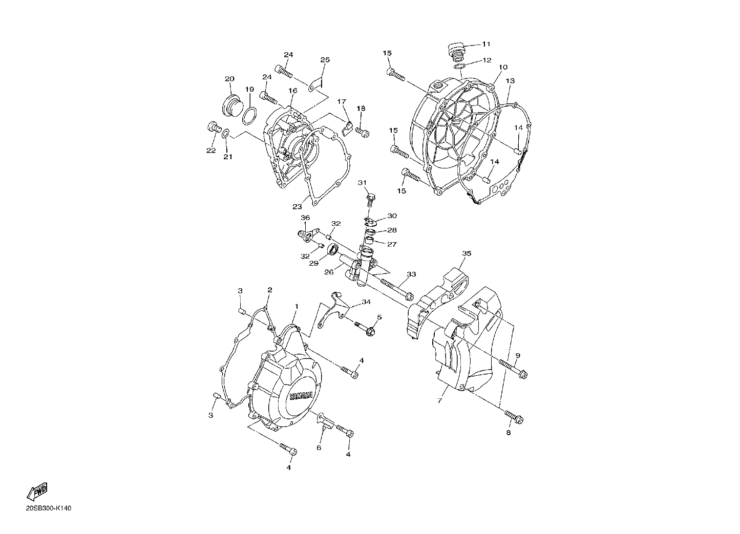 Billede til varegruppe COVER CRANKCASE 1