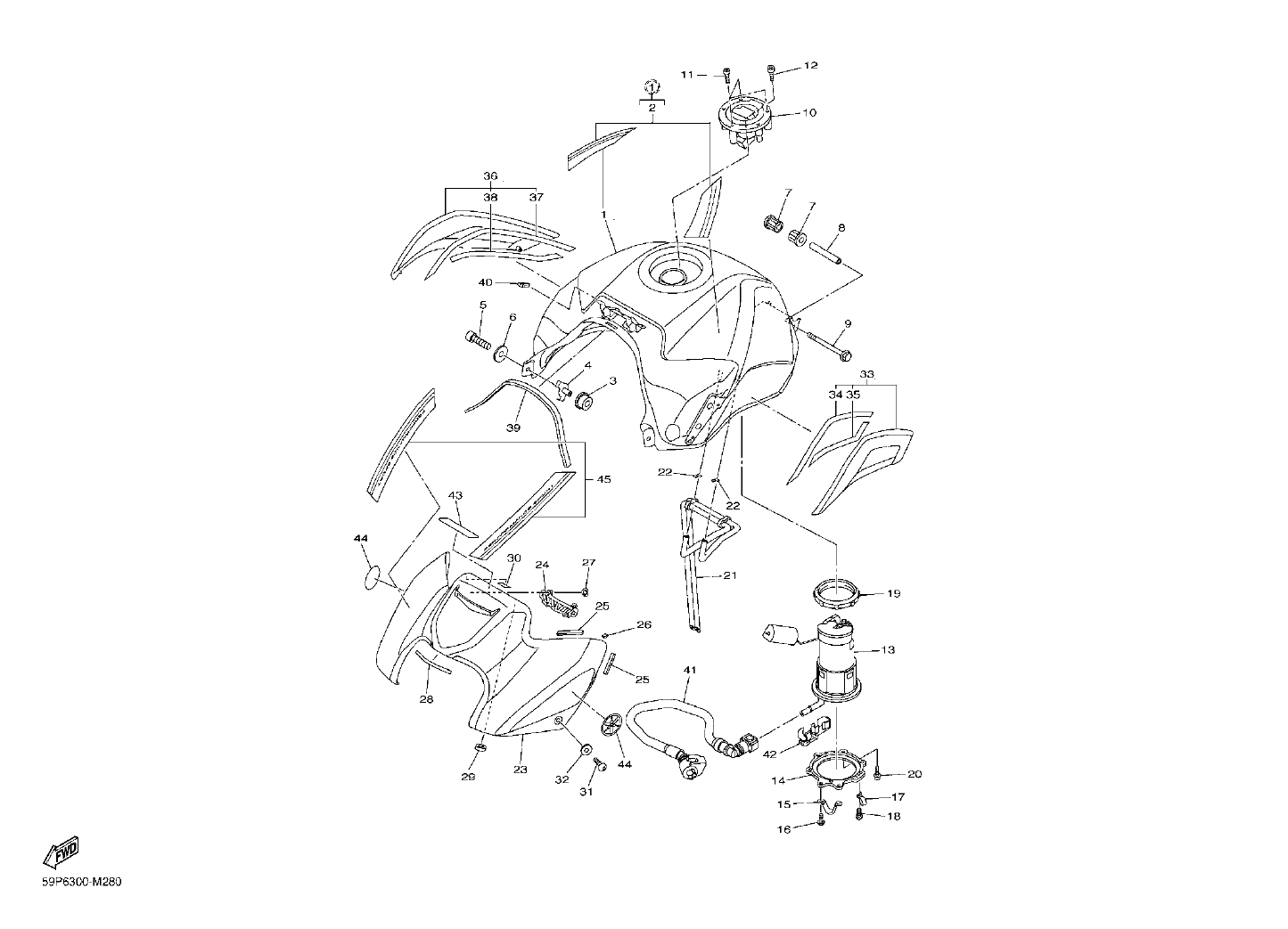 Billede til varegruppe GASOLINE TANK