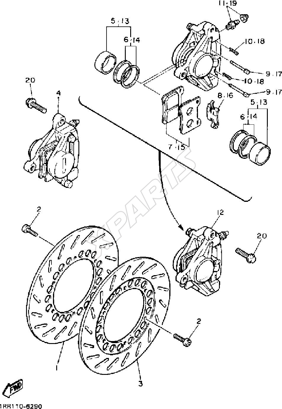 Billede til varegruppe TOMEN FRONT BRAKES