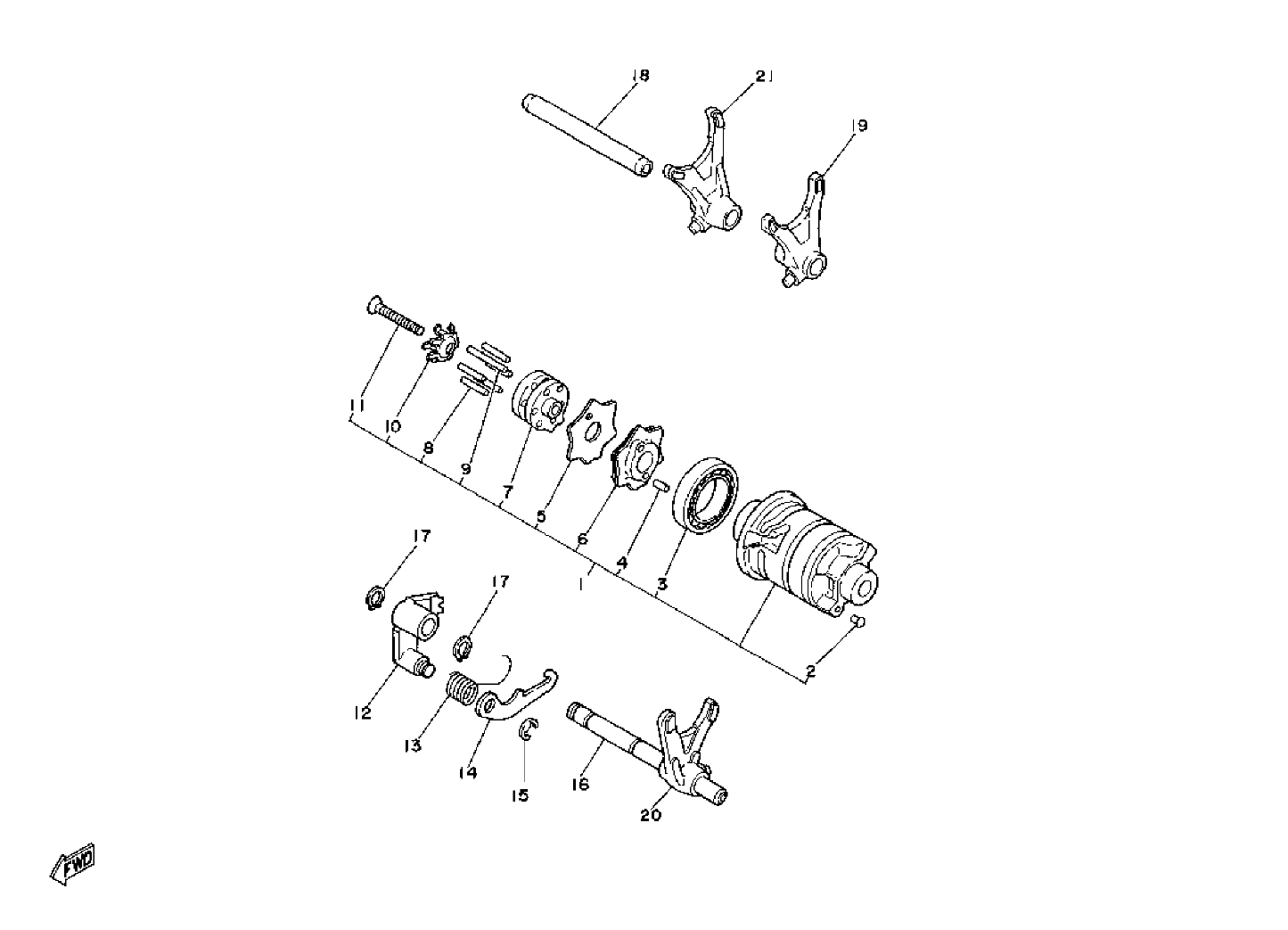 Billede til varegruppe MECHANISM GEAR SELECTION - PROK