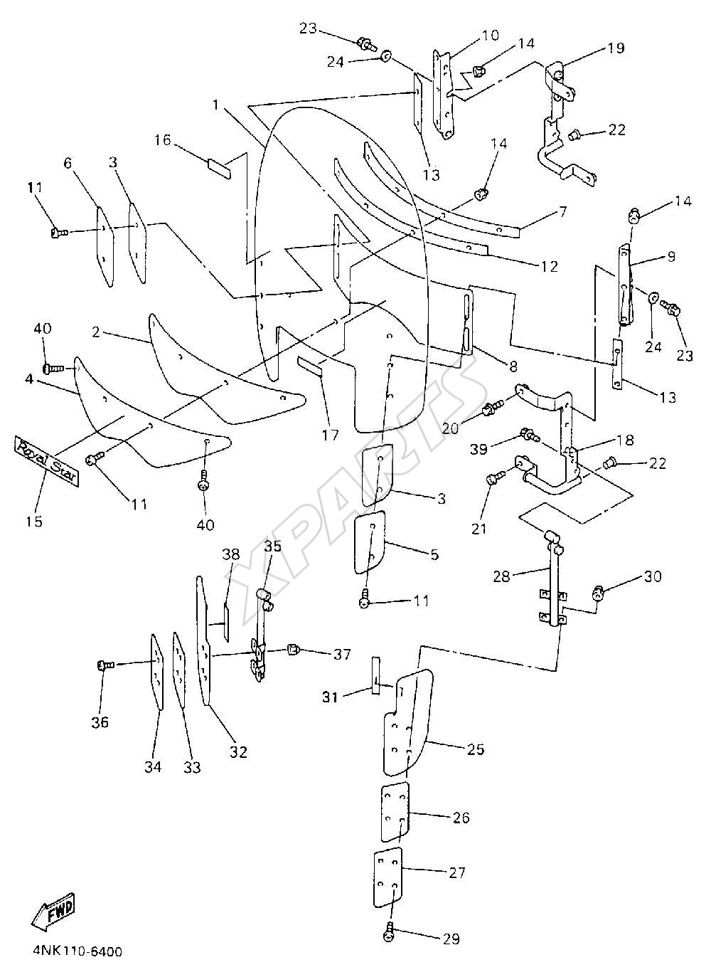 Billede til varegruppe FAIRINGS 1 (XVZ13ATH)