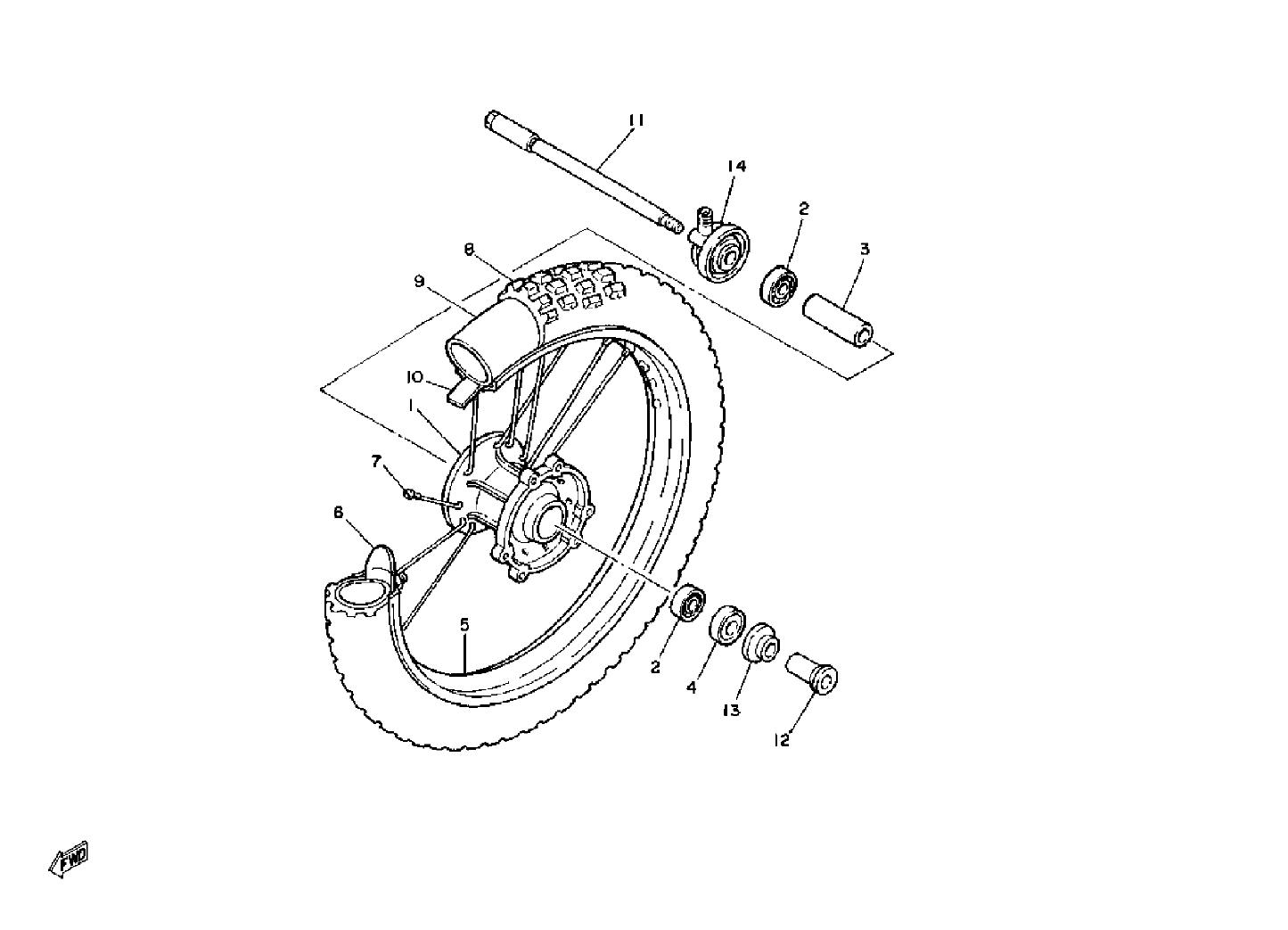 Billede til varegruppe FRONT WHEEL