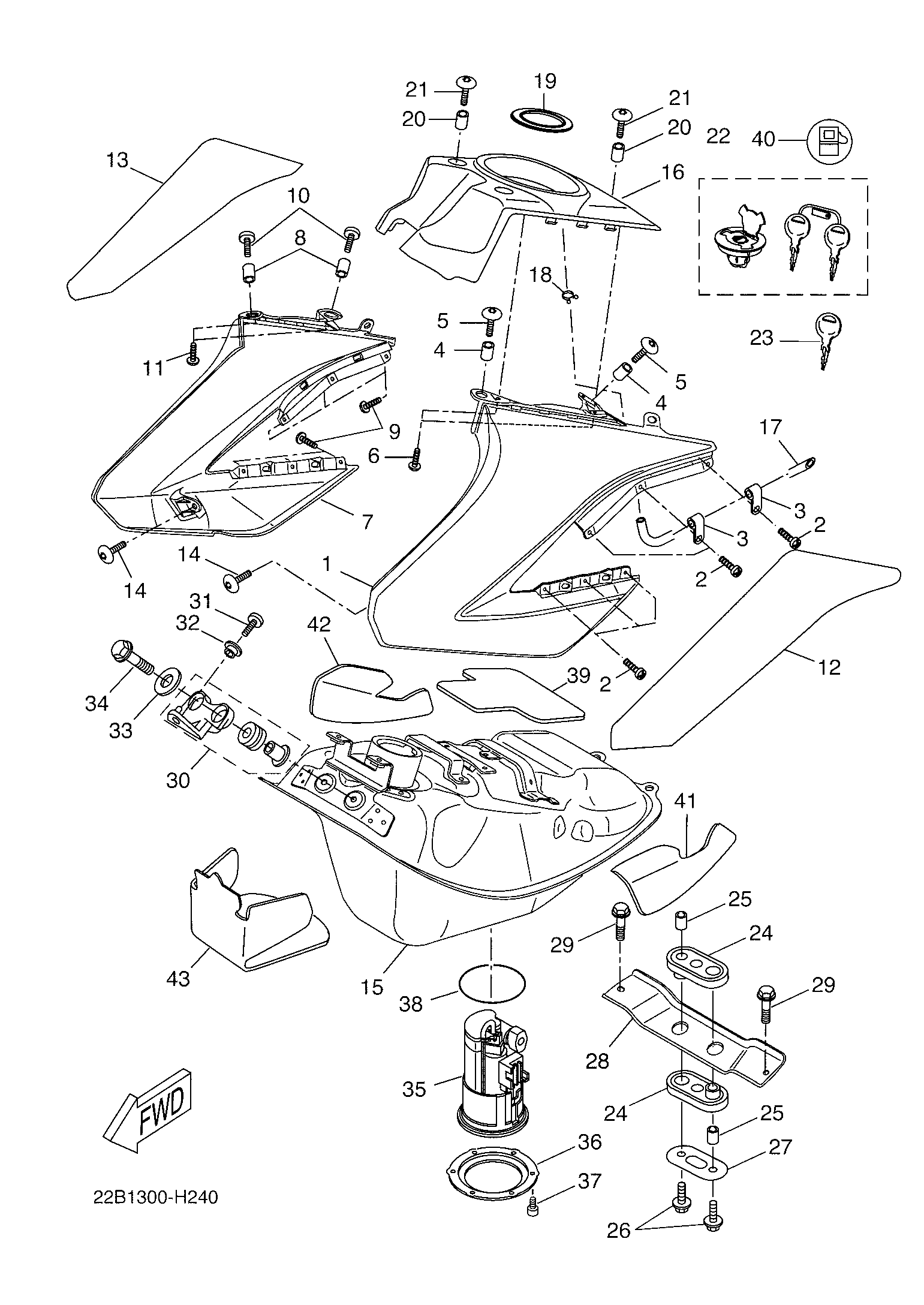 Billede til varegruppe GASOLINE TANK