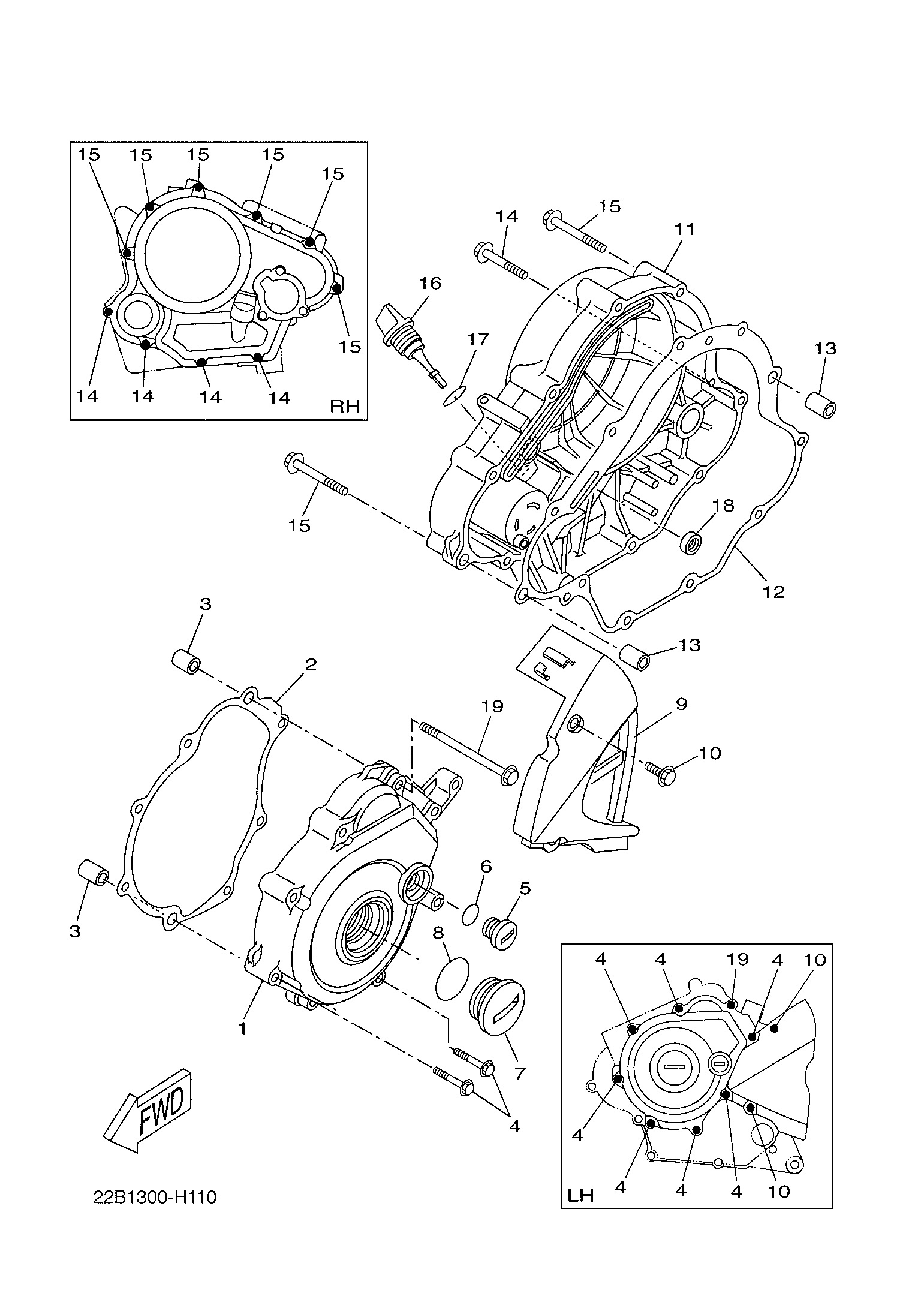 Billede til varegruppe COVER CRANKCASE 1
