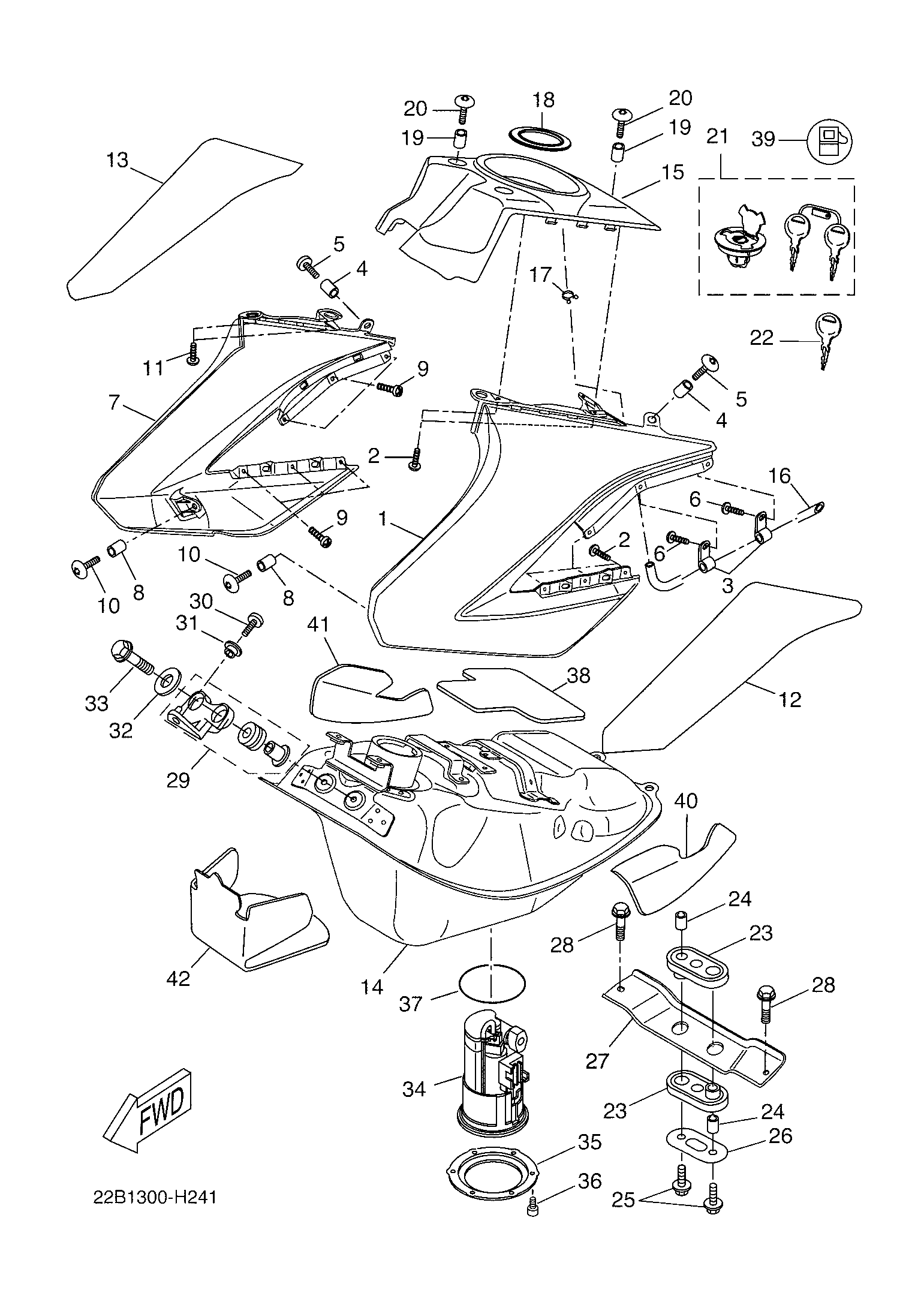 Billede til varegruppe GASOLINE TANK