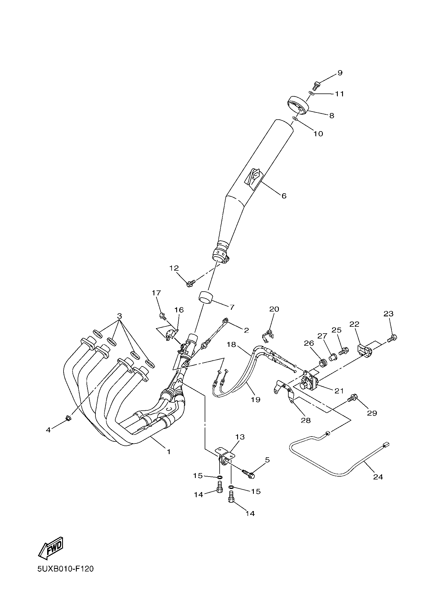 Billede til varegruppe EXHAUST SYSTEM