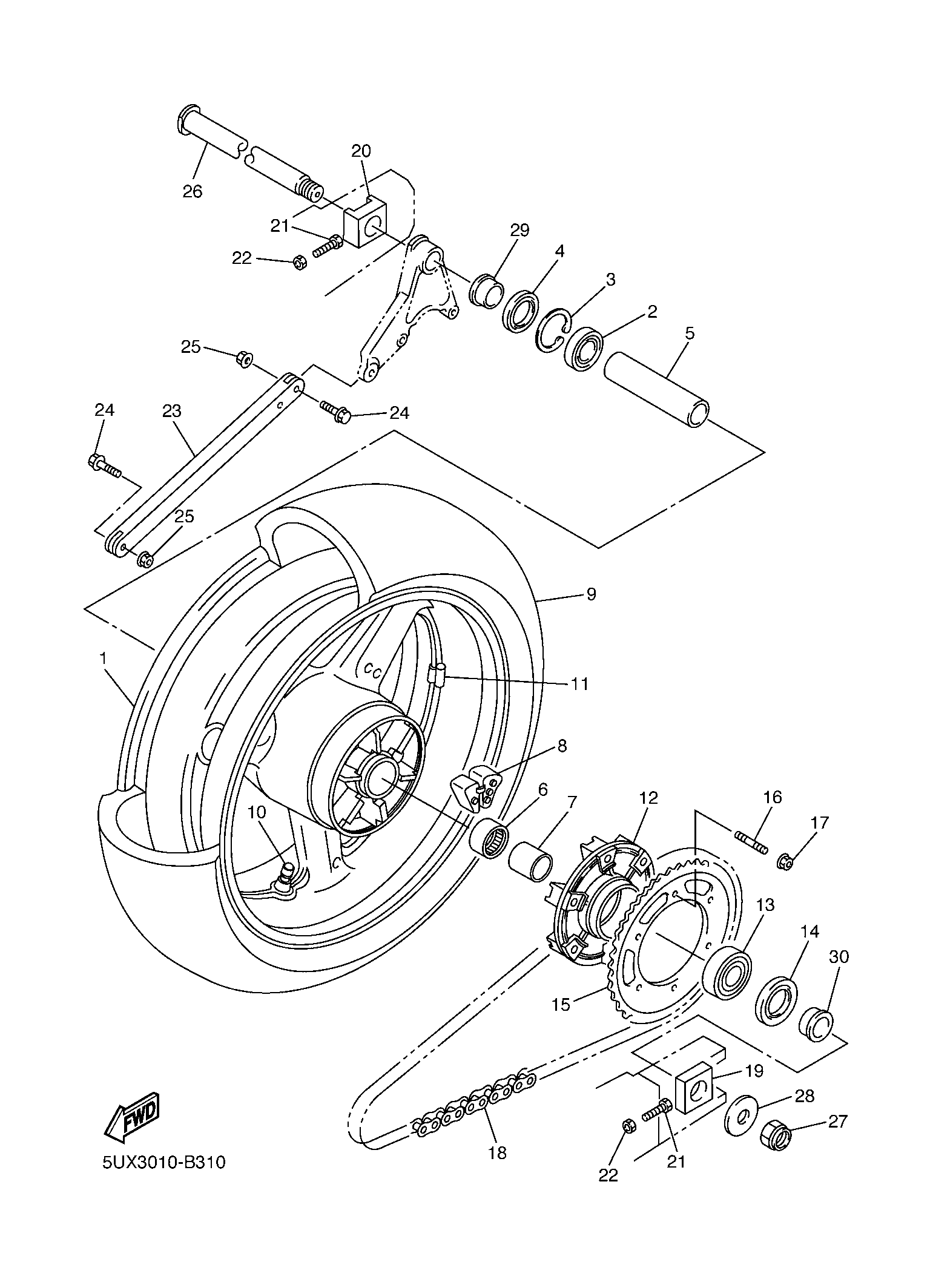 Billede til varegruppe REAR WHEELS