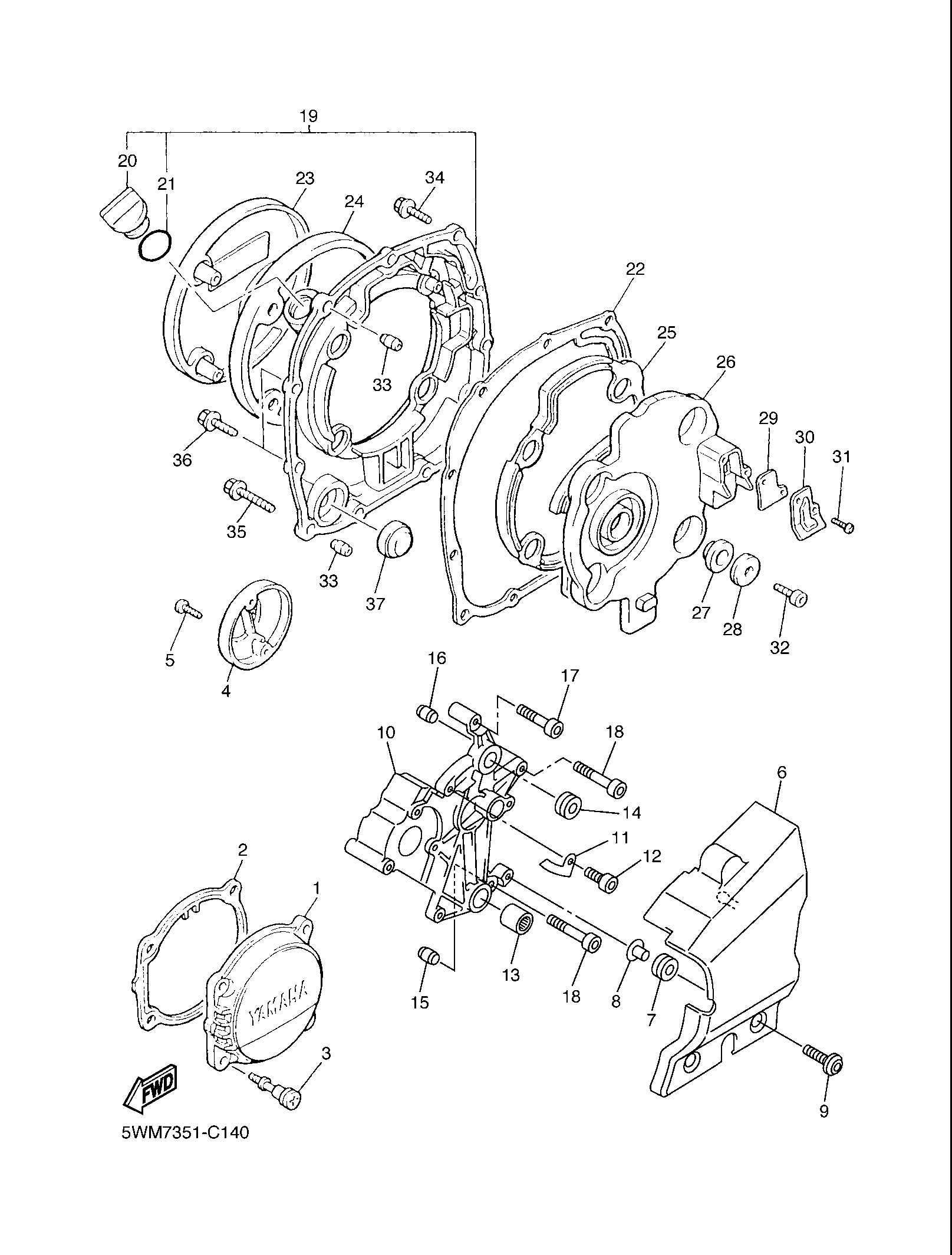 Billede til varegruppe COVER CRANKCASE 1