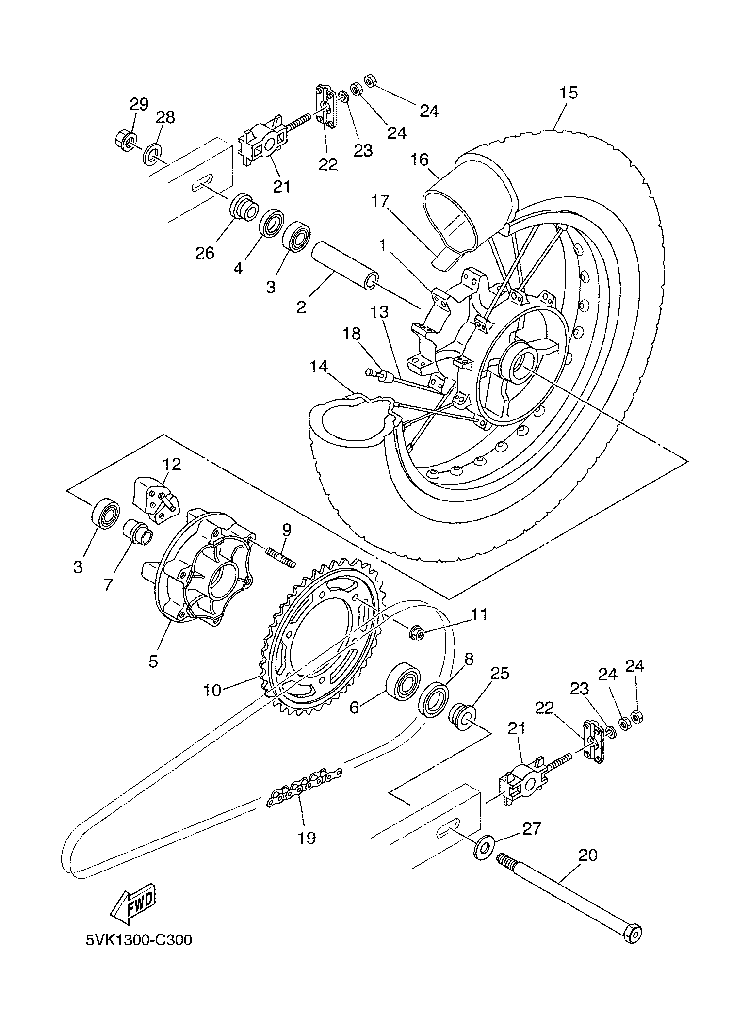 Bild für Kategorie REAR WHEELS