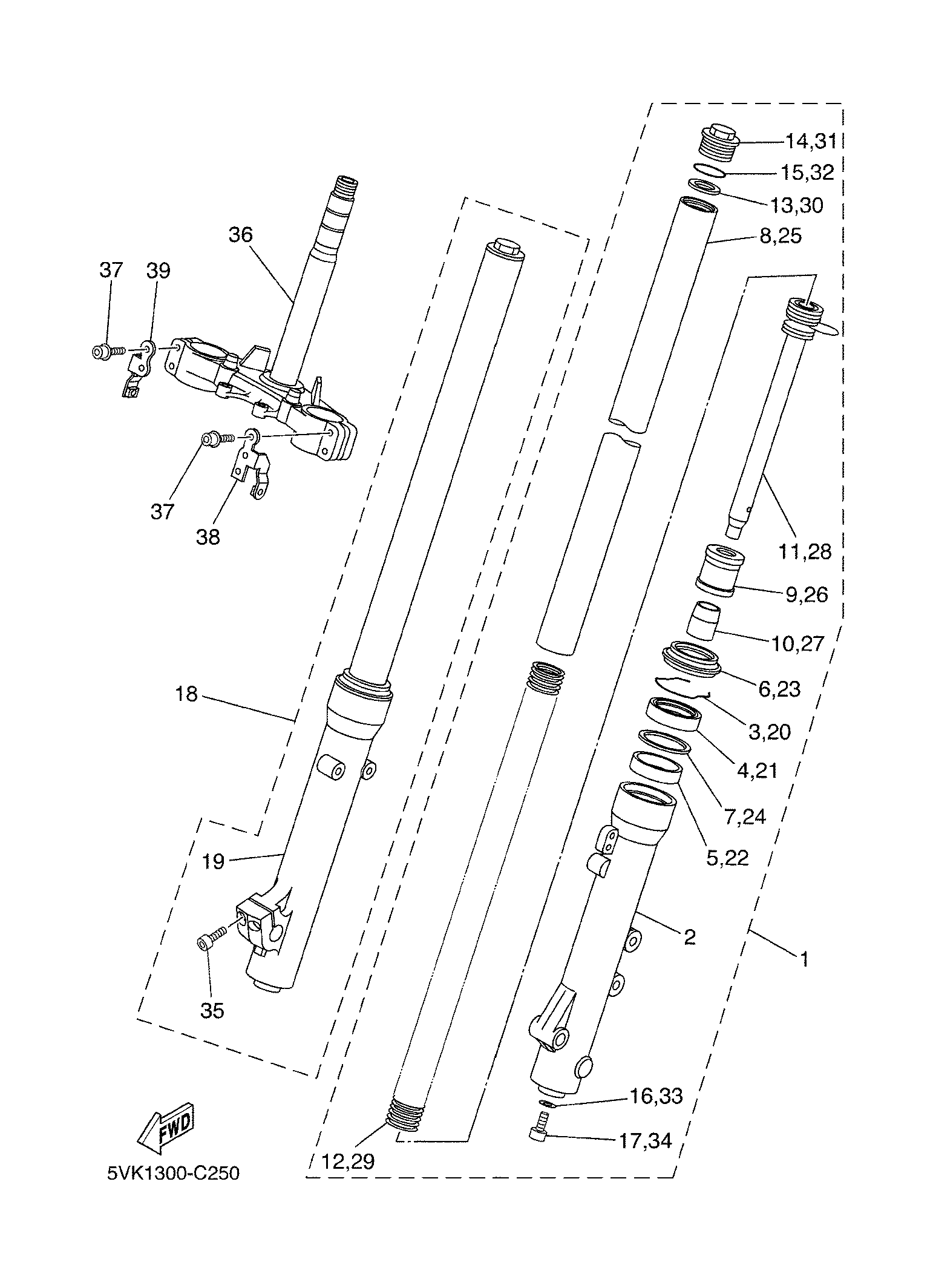 Bild für Kategorie FRONT FORK